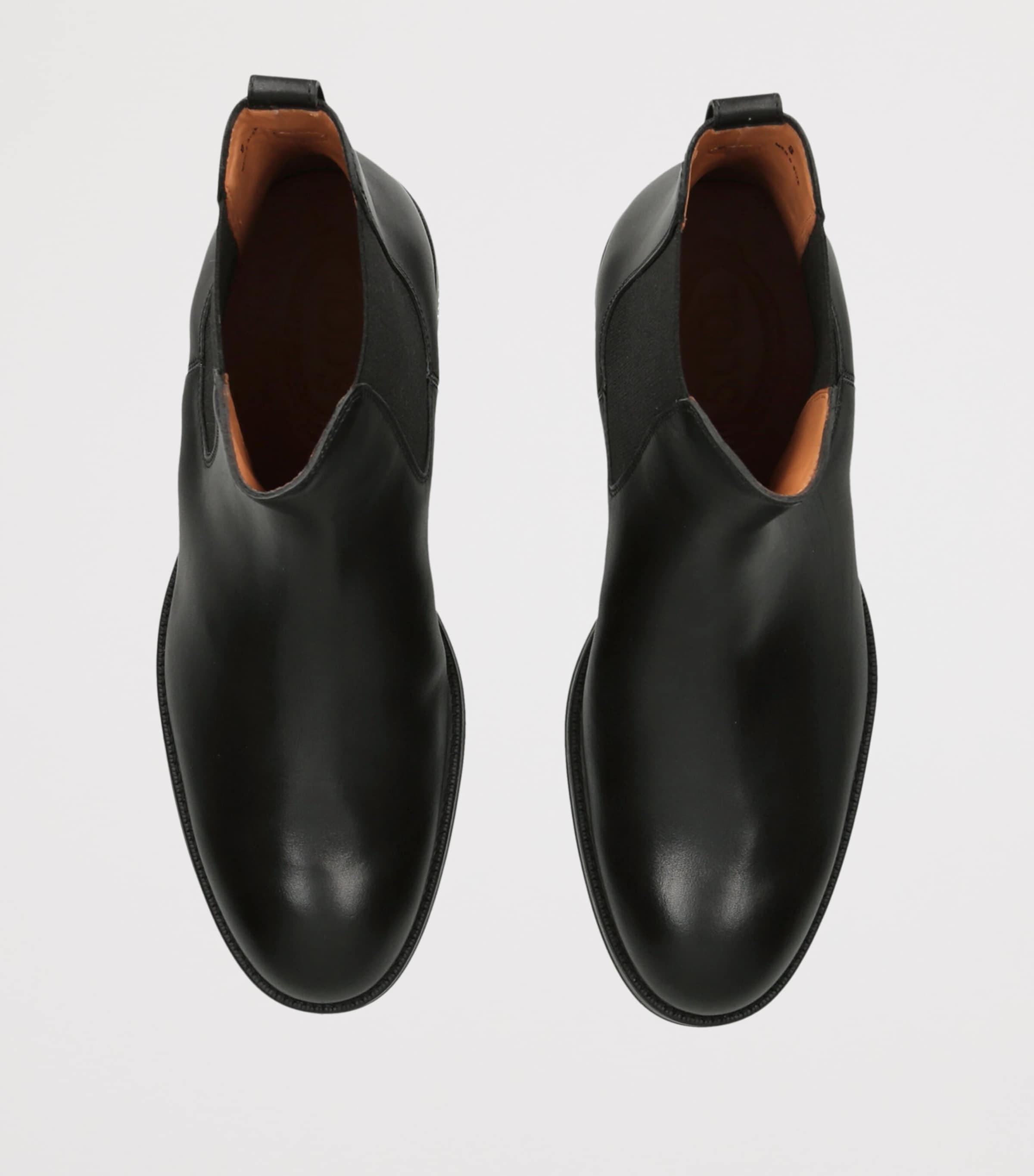 Tod's Leather Stivaletto Chelsea Boots Black Image 3