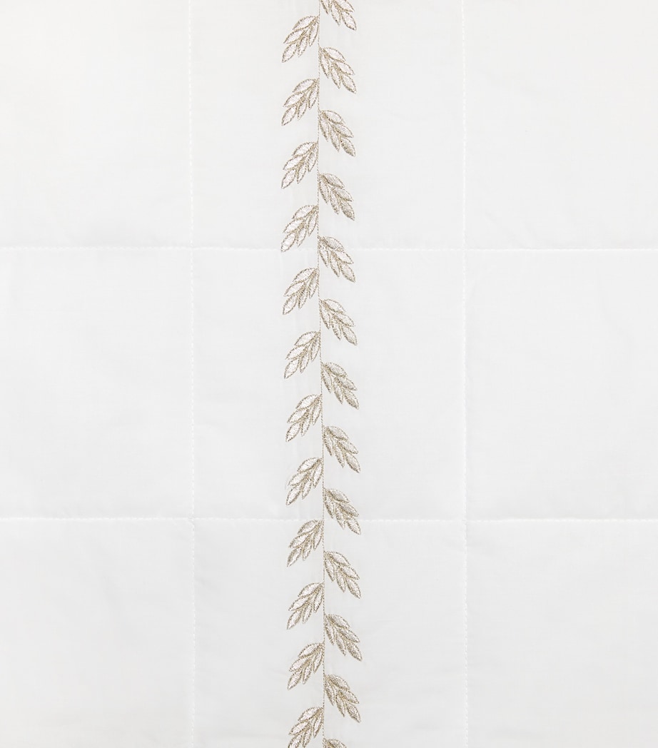 Federico Super King Bedspread (290cm x 260cm) WHT/ANTIQUE SVR Image 3