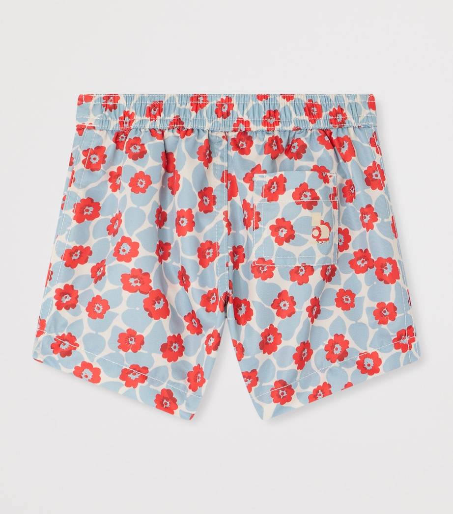 Bonpoint Floral Swimshorts (6-18 Months) Fl Bleu Image 2