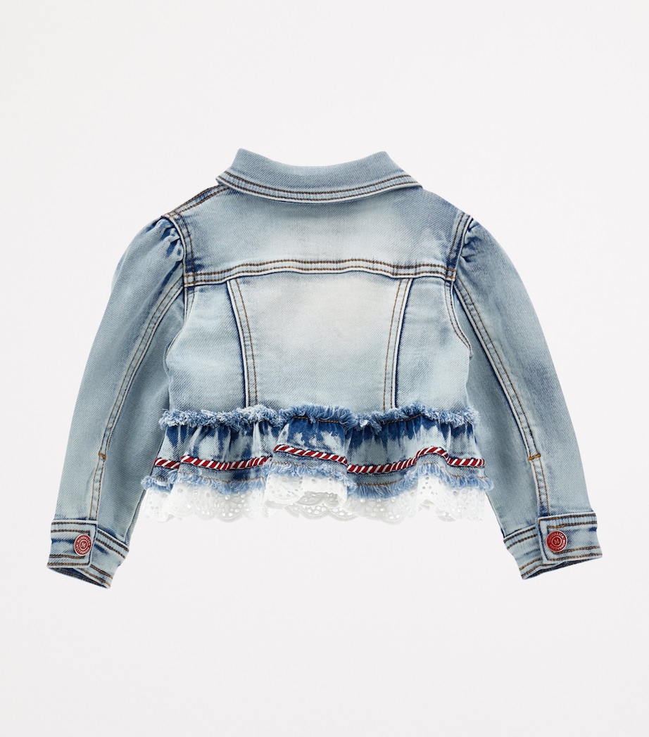 Embroidered Denim Jacket (3-36 Months) STONE BLEACH Image 2