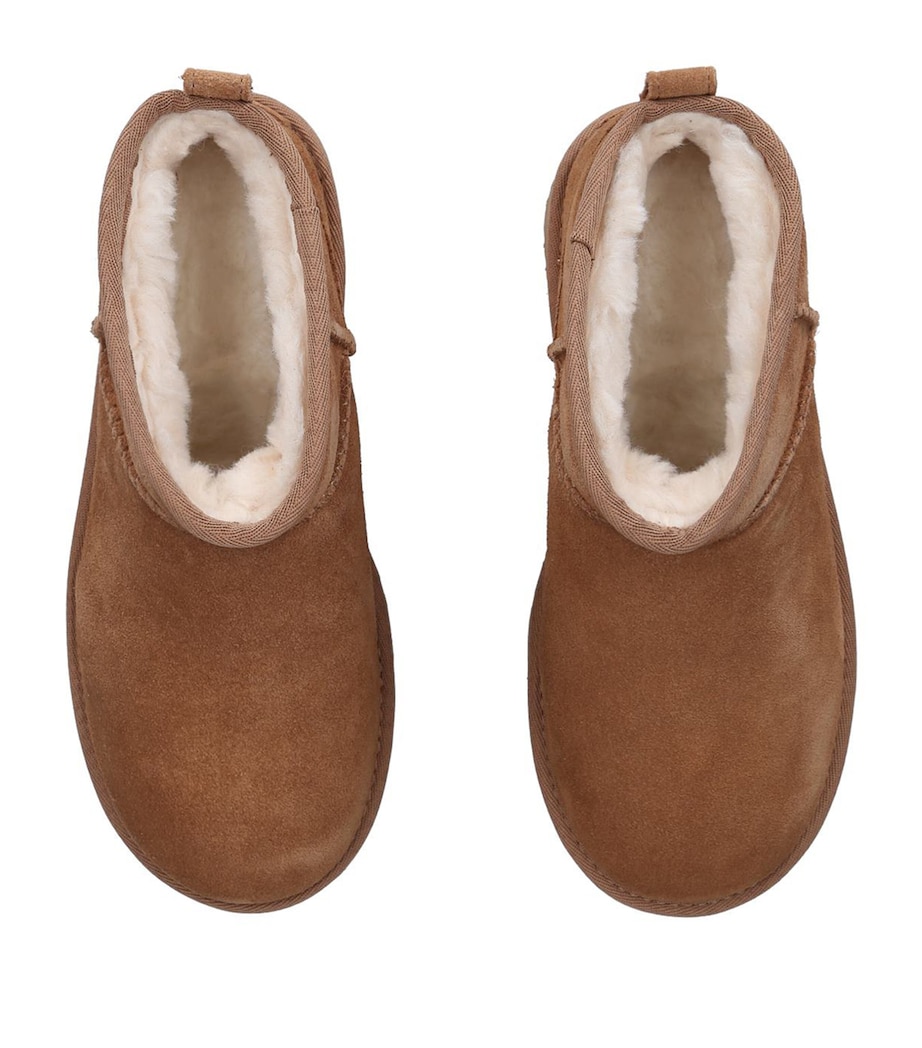 UGG Womens Suede Classic Ultra Mini Platform Boots Chestnut Image 4