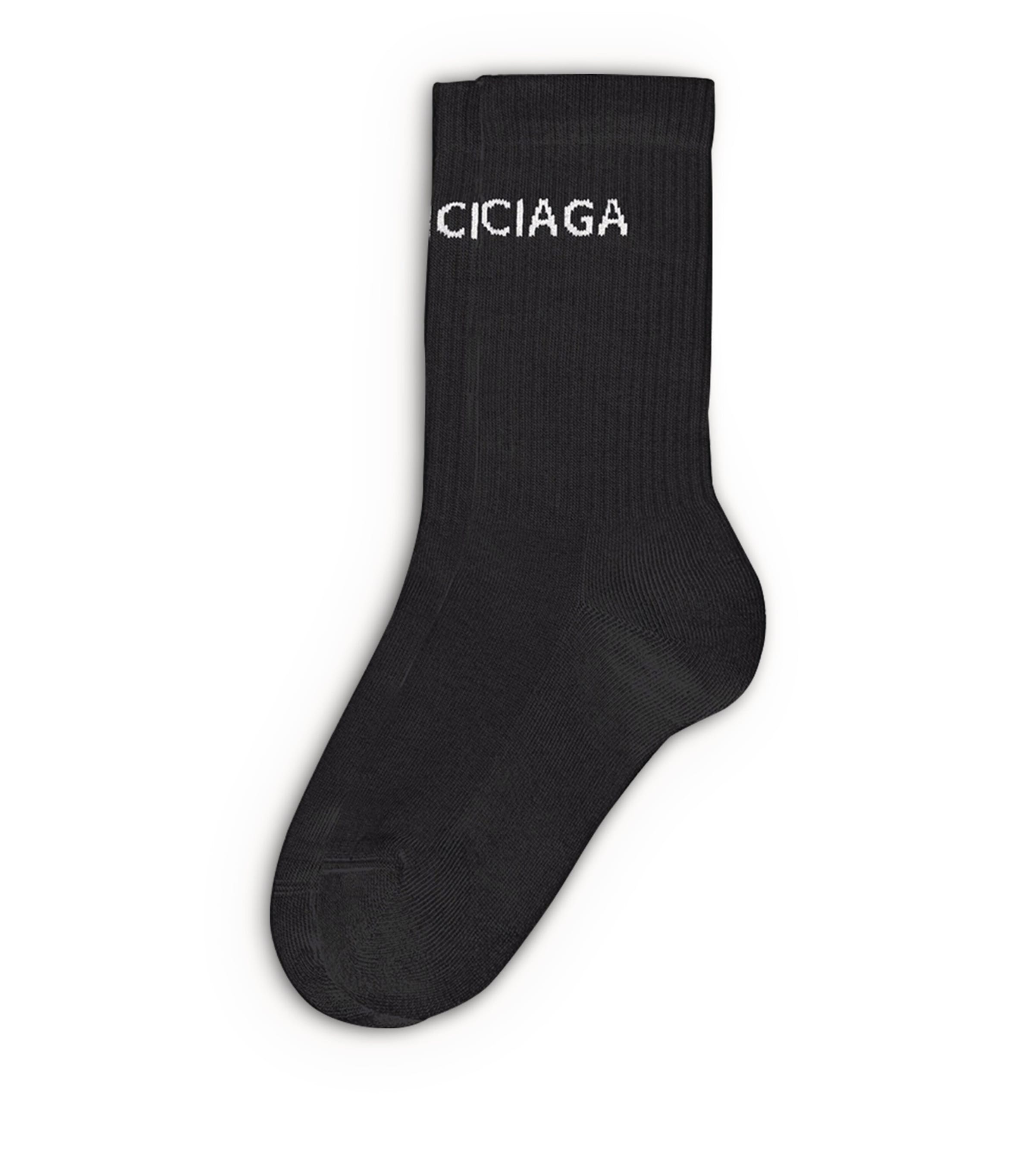 Balenciaga Mens Logo Socks Image 2