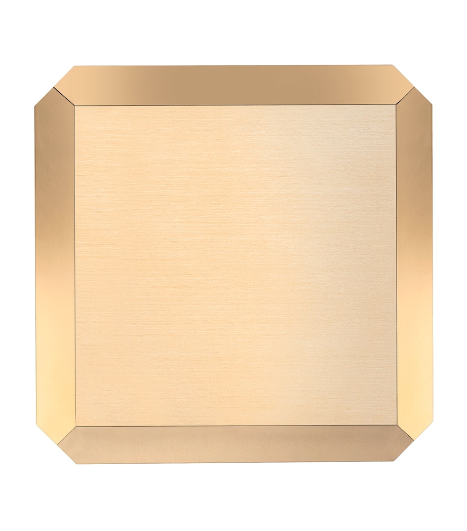 Ice Cube Table Clock ROSE GOLD TONED Image 2