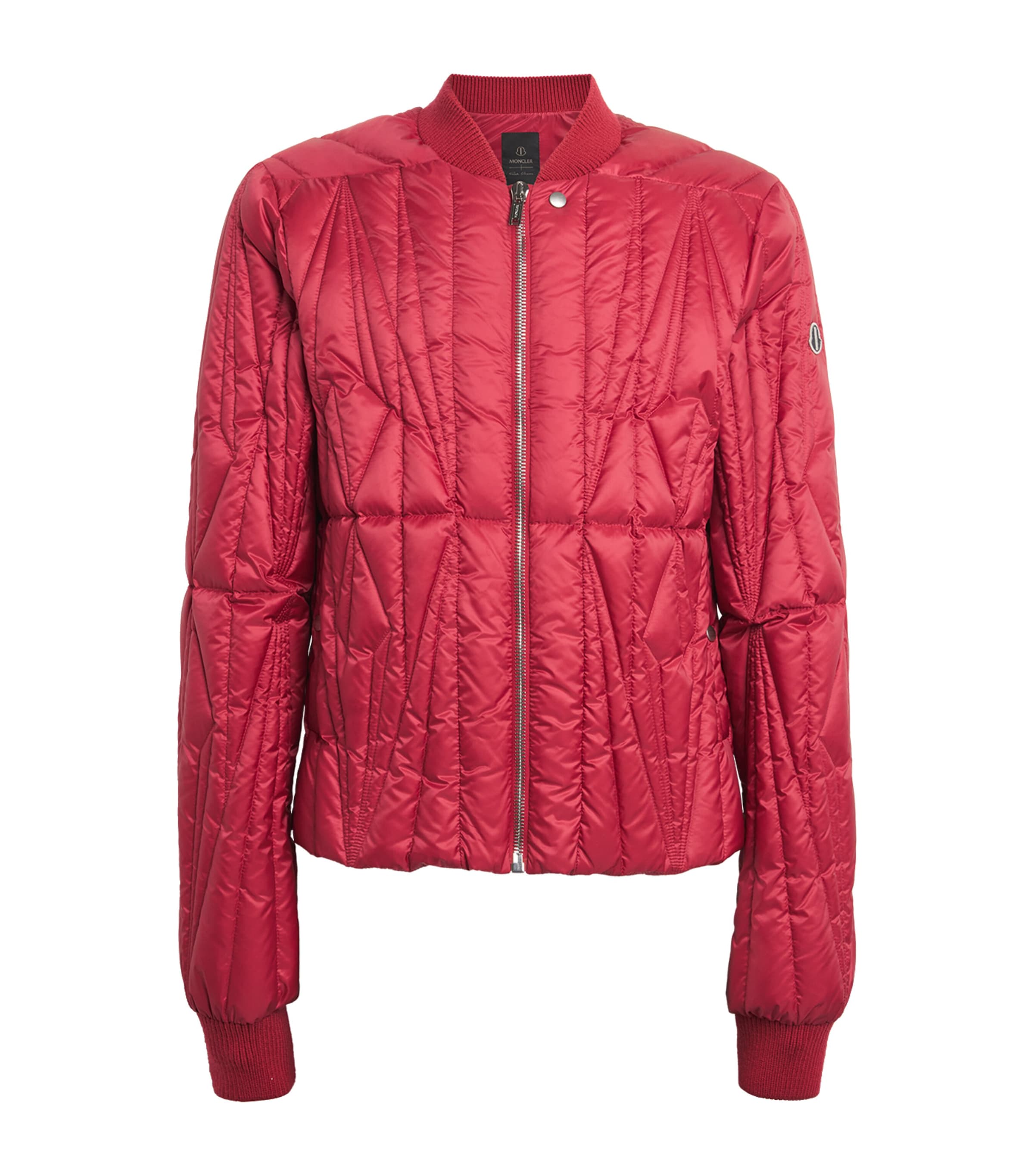 Rick Owens Red x Moncler Down Geocamo Flight Jacket | Harrods US