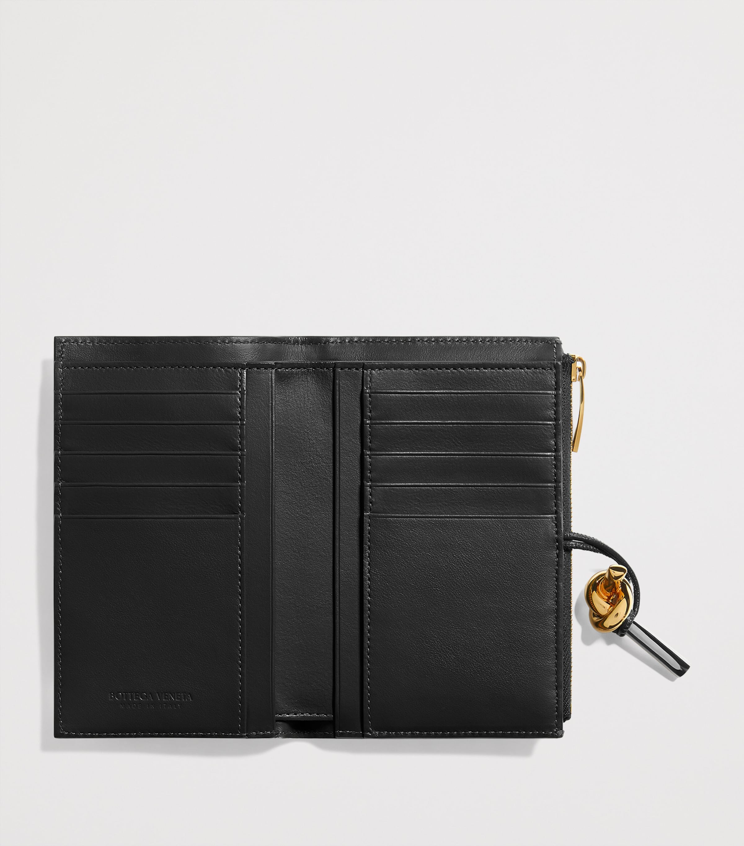 Bottega Veneta Medium Leather Andiamo Bifold Wallet Image 2