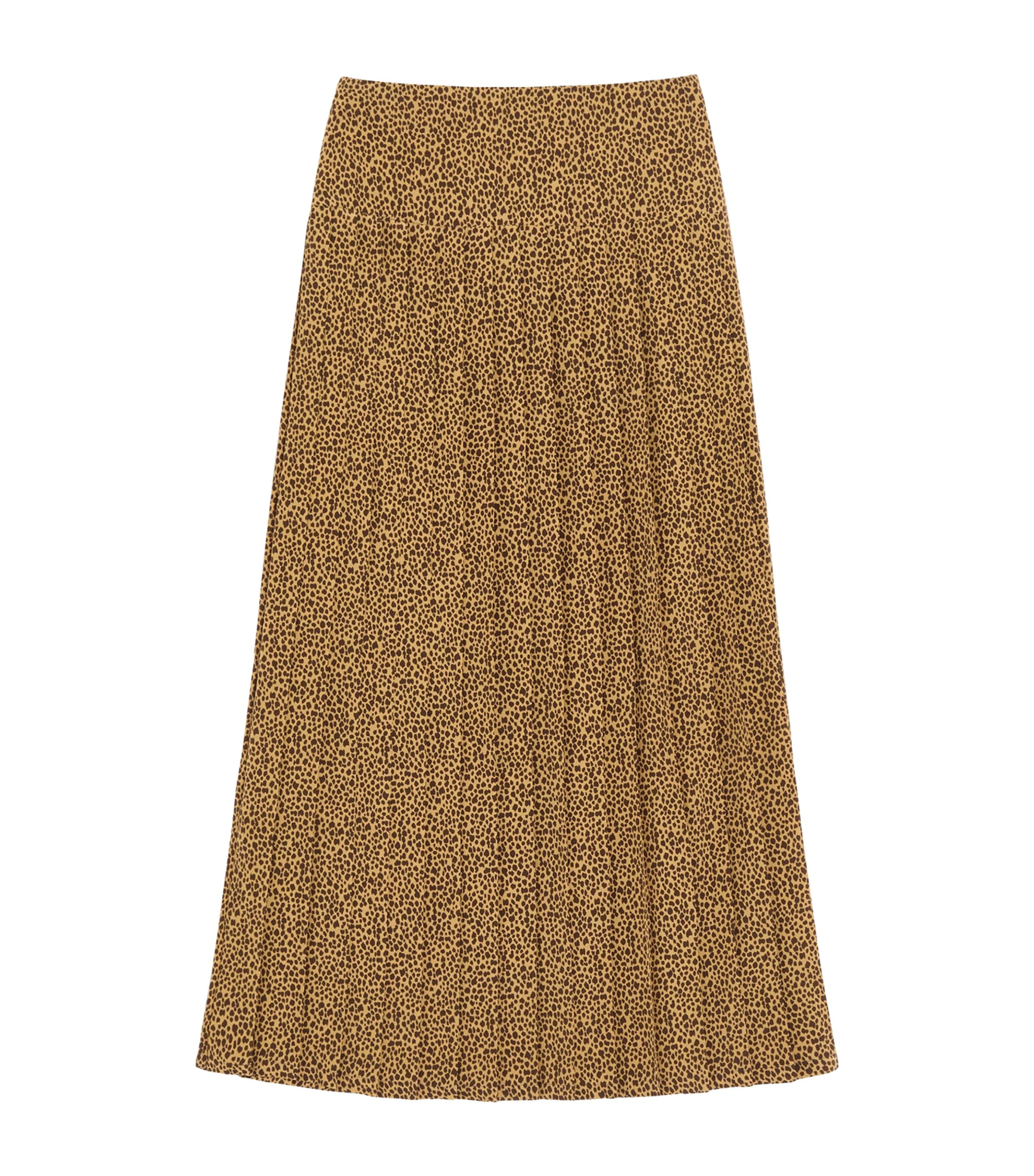 Valentino Womens Silk Pleated Maxi Skirt Image 1