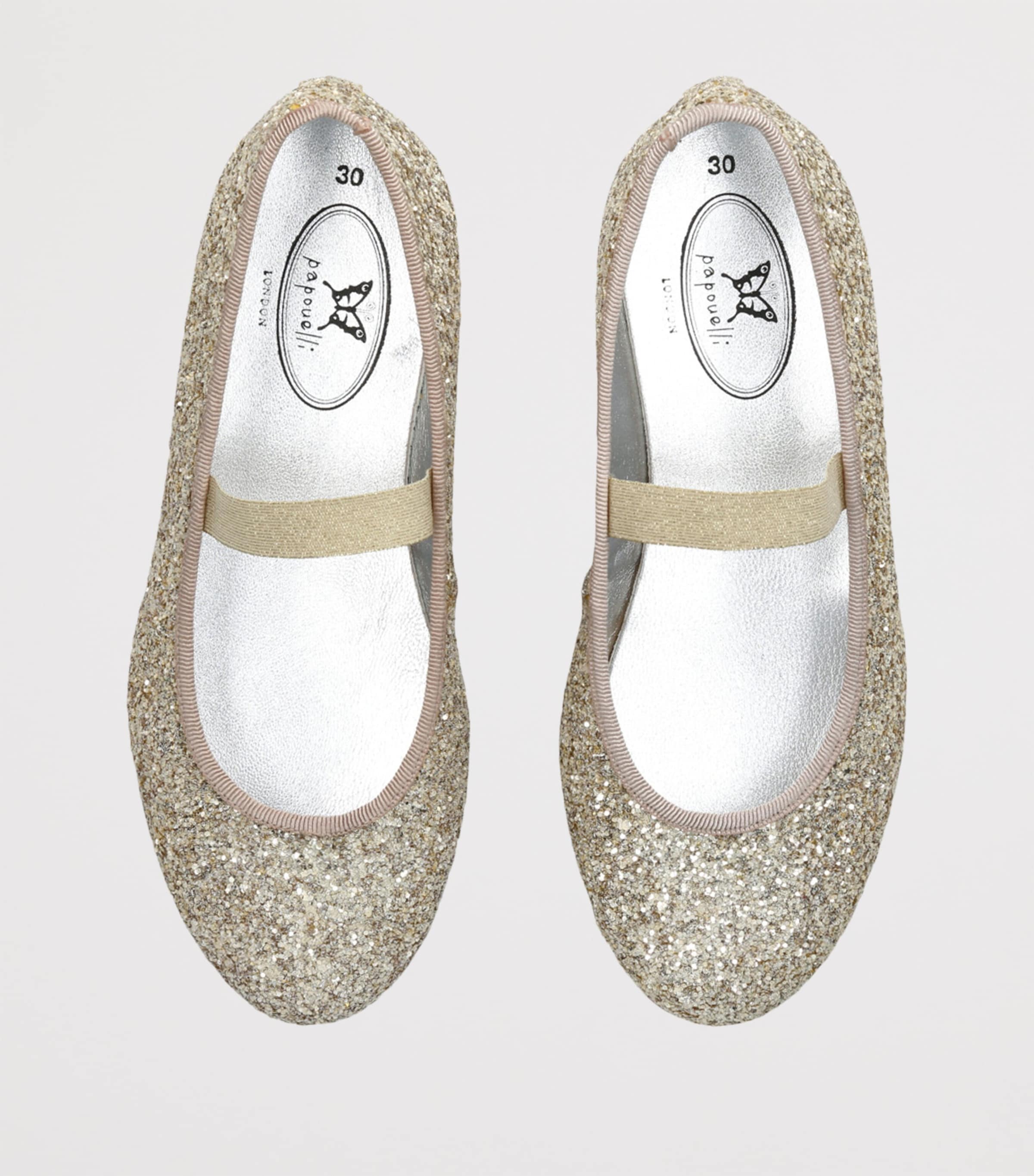 Glitter Ballerina Flats GOLD Image 4