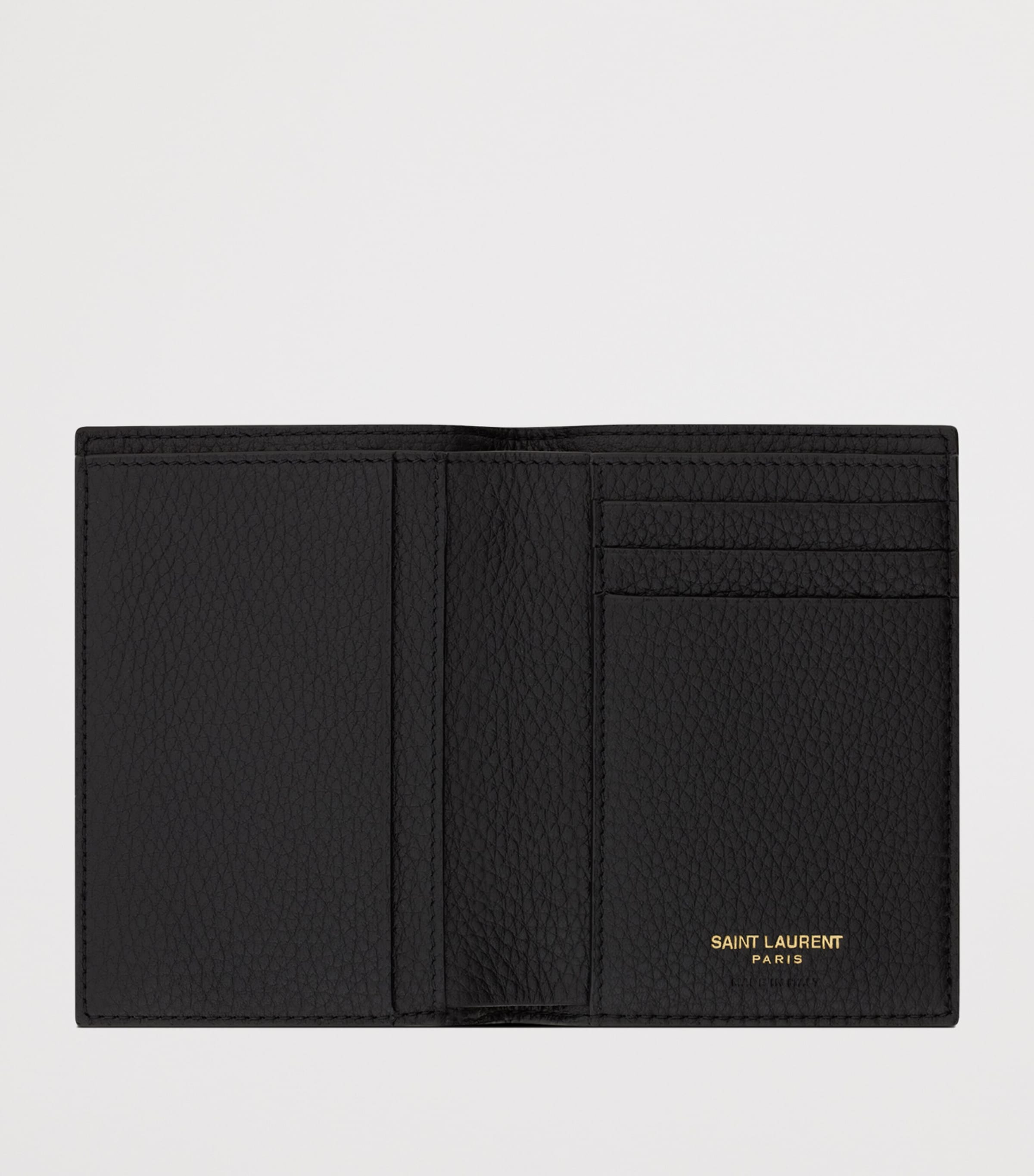Saint Laurent Leather Cassandre Bifold Wallet Image 3