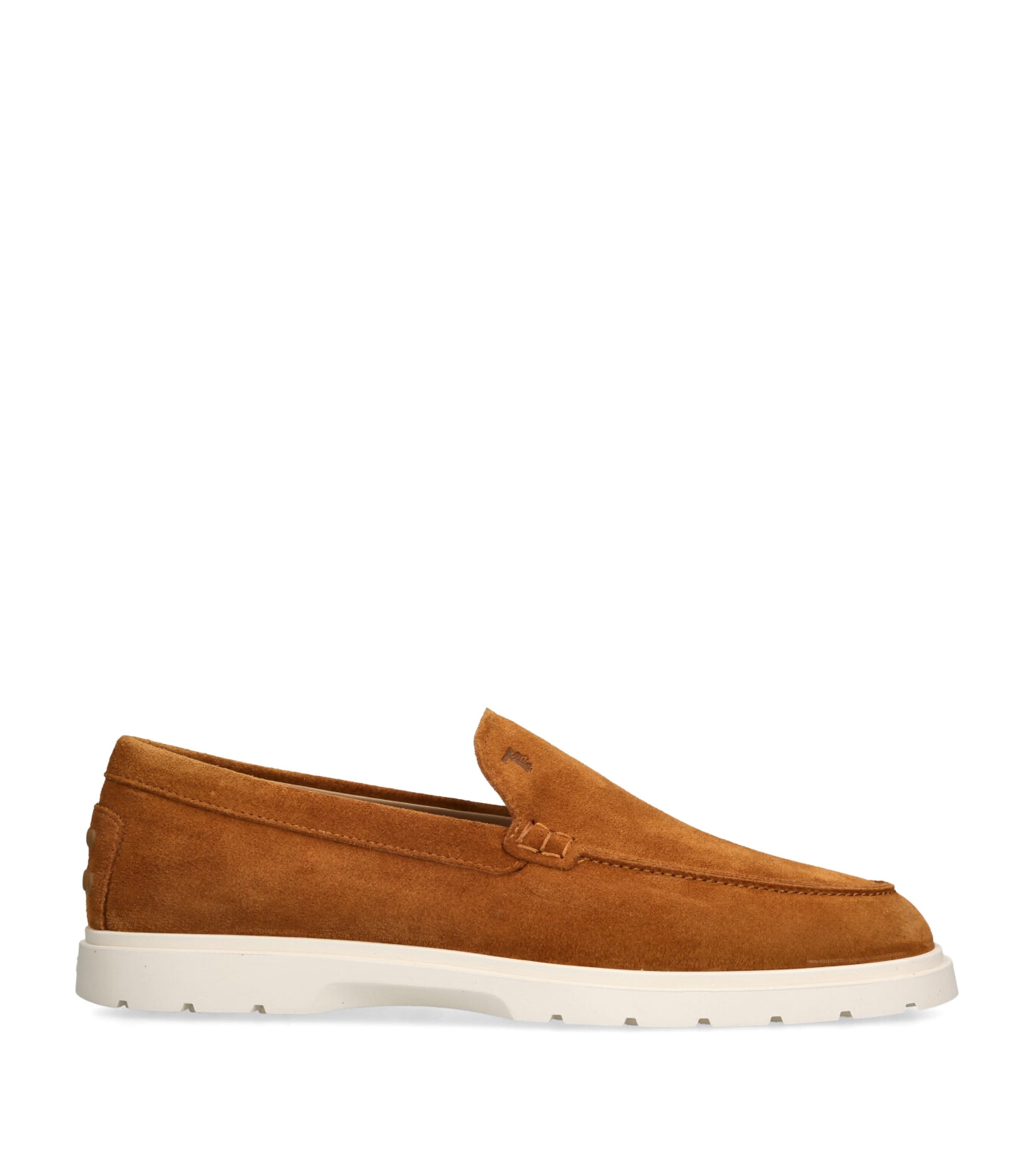 Tod's Suede Ibridro Loafers In Beige
