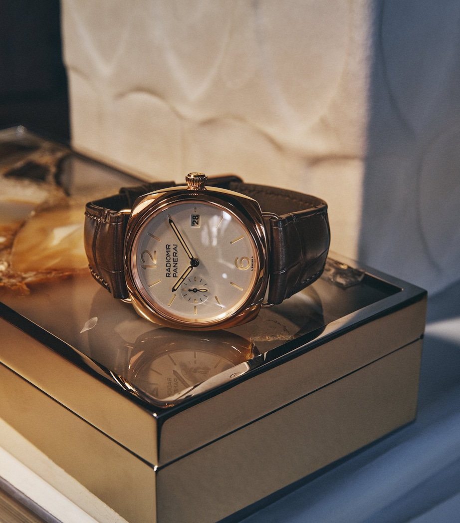 Rose Gold Radiomir Quaranta Watch 40mm WHITE Image 5