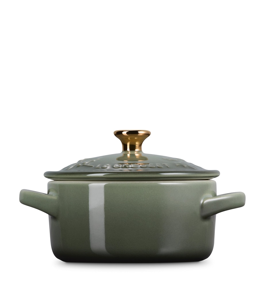 Stoneware Holly Petite Round Casserole Dish (10cm) NO COLOUR Image 3