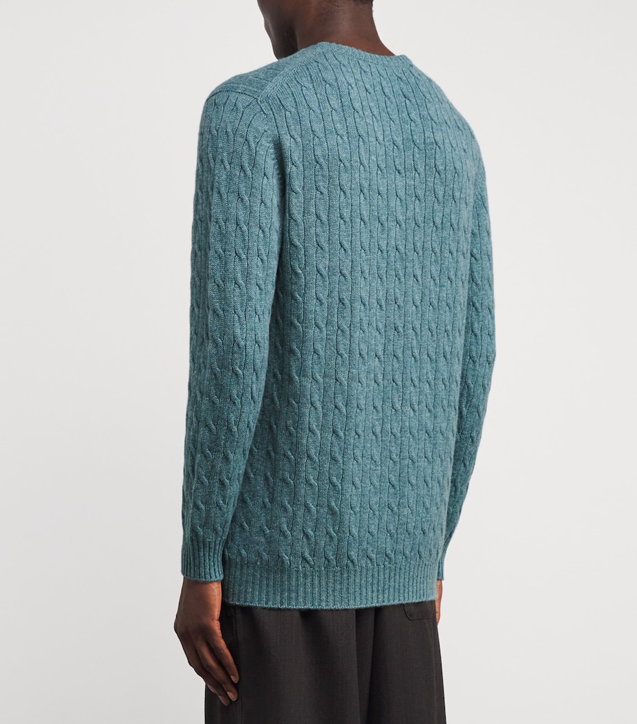 Cashmere Cable-Knit Sweater HC0038 SEASCAPE Image 4