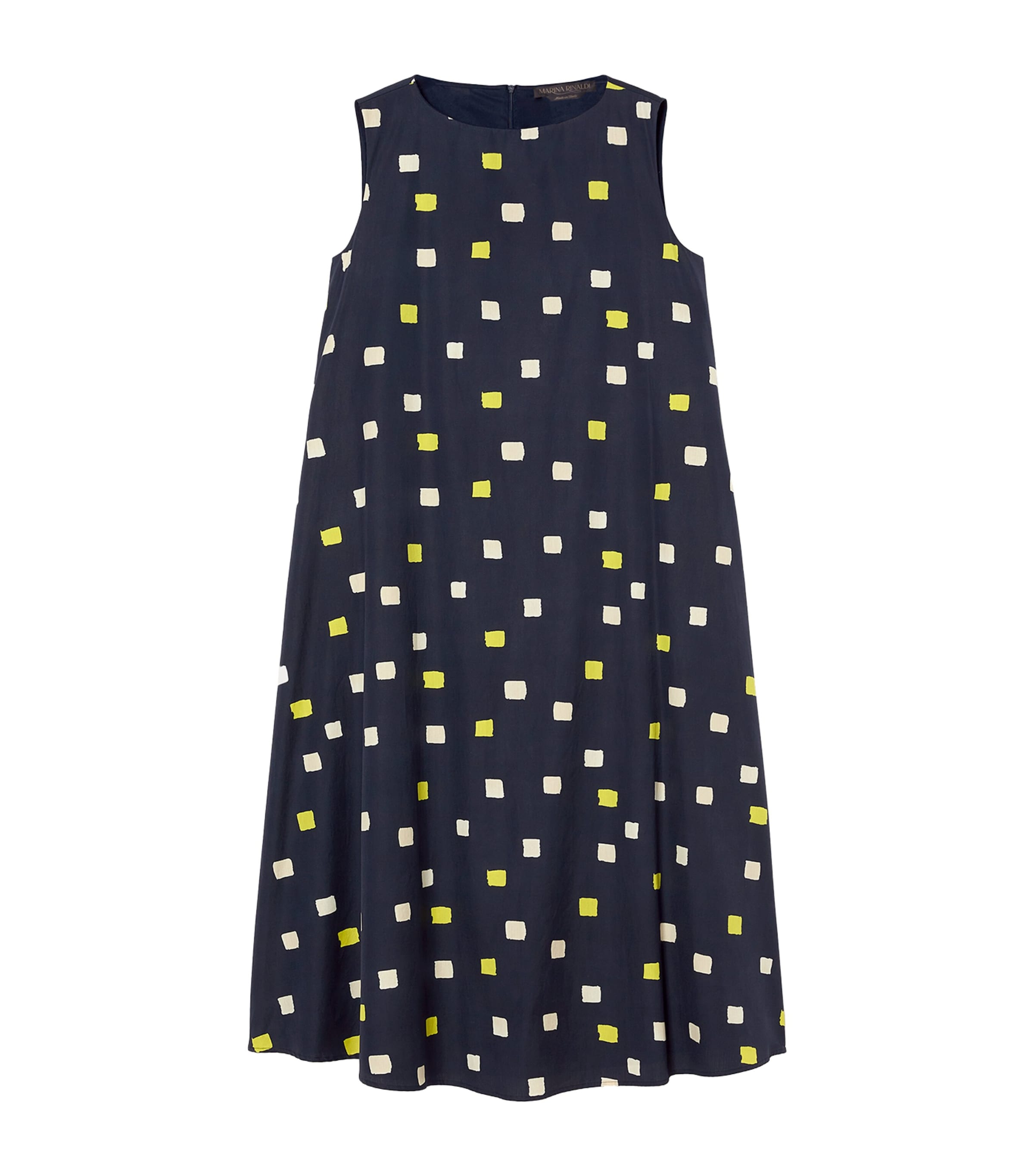 Cotton Printed Terni Midi Dress MIDNIGHTBLUE Image 1