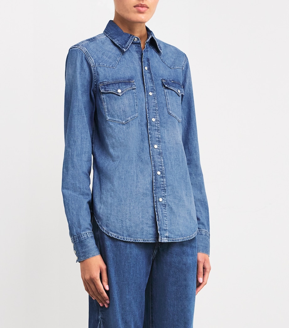 Denim Western Shirt CANARIA WASH Image 3