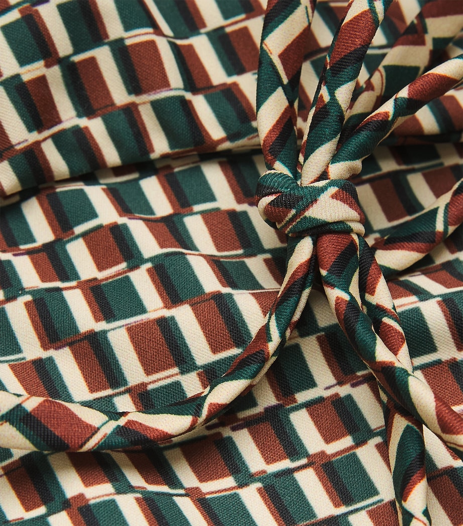 Side-Tie Catania Bikini Bottoms IVY GREEN GEO PRINT Image 5