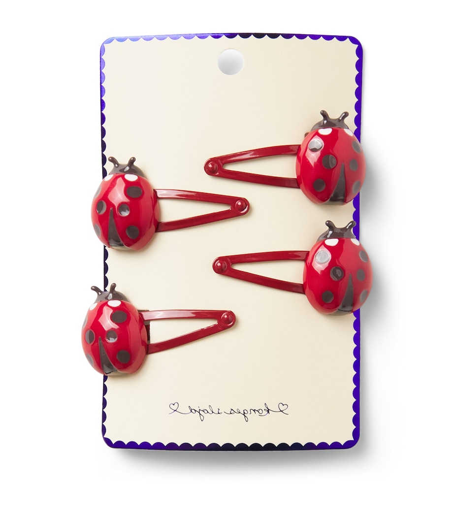 KONGES SLOJD Ladybug Hair Clips (Pack of 4) Image 1