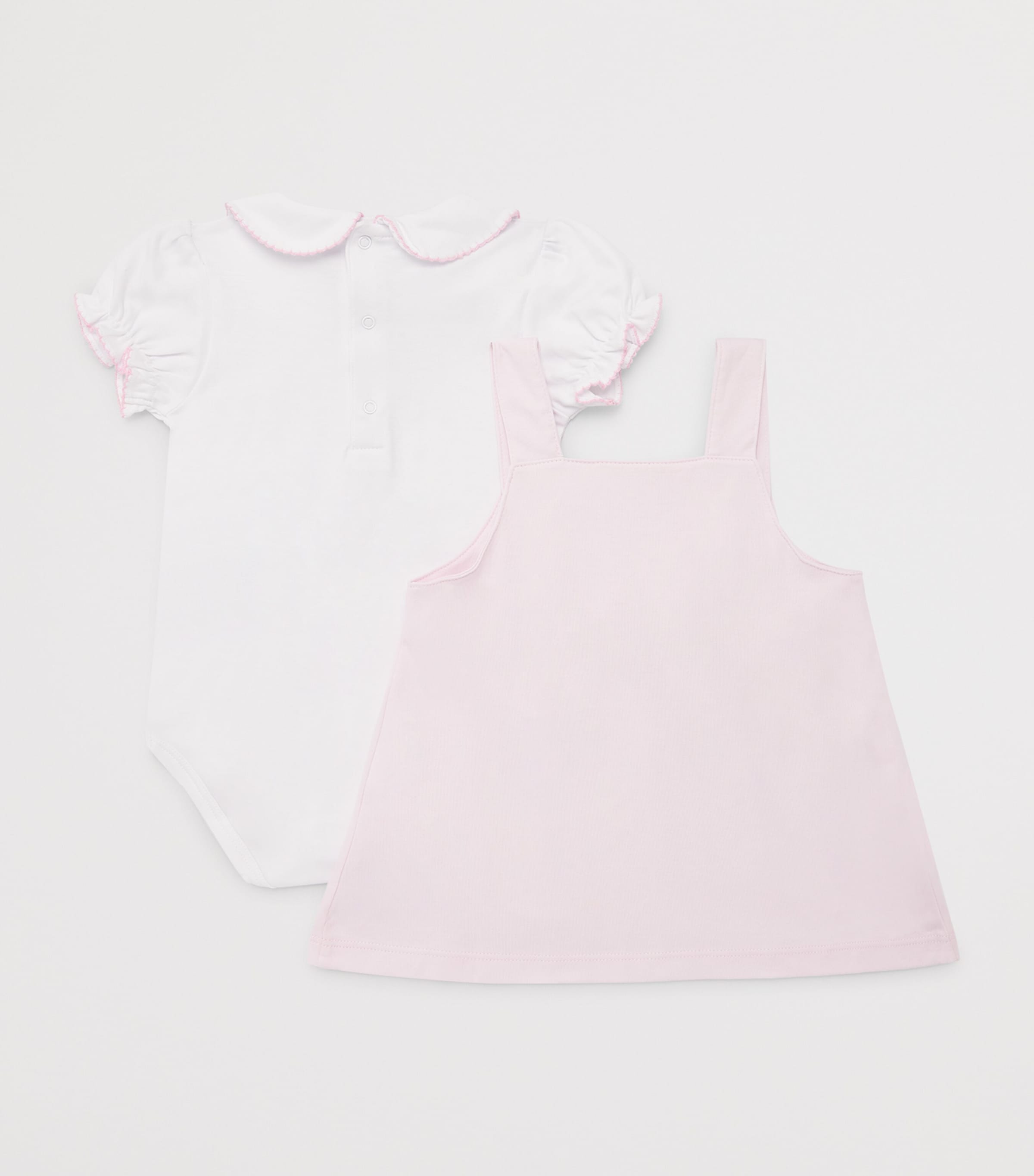 Kissy Kissy Pima Cotton Bodysuit and Dress Set (0-24 Months) Image 2