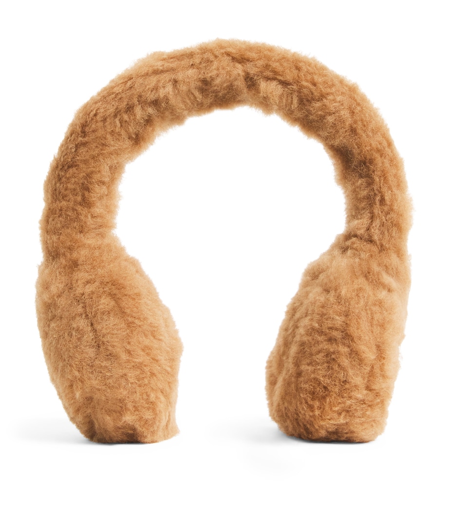 Wool-Silk Earmuffs CAMEL Image 1