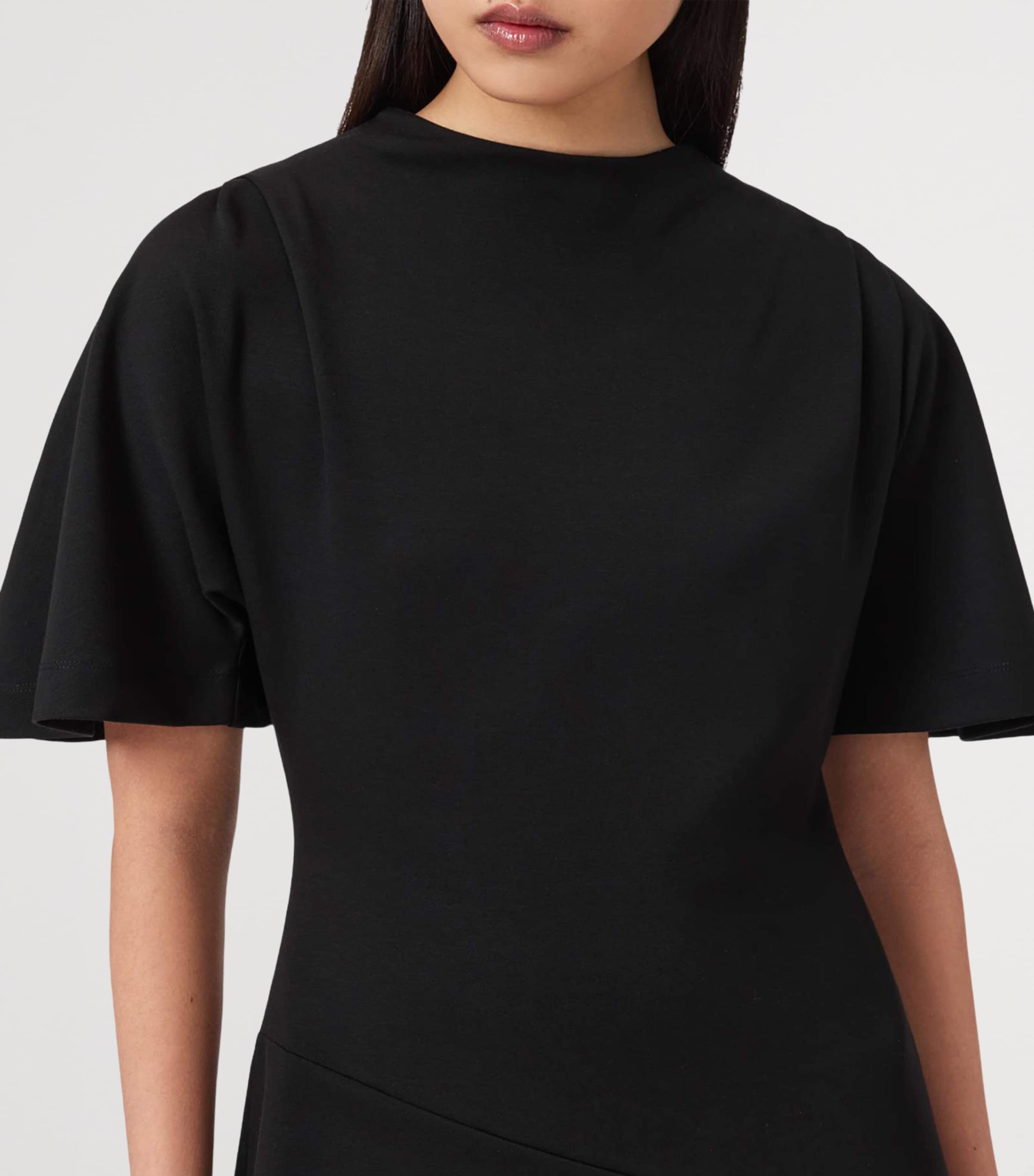 AllSaints Womens Rosa Mini Dress Black Image 4