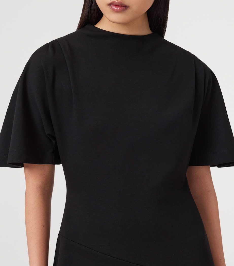 AllSaints Womens Rosa Mini Dress Black Image 4