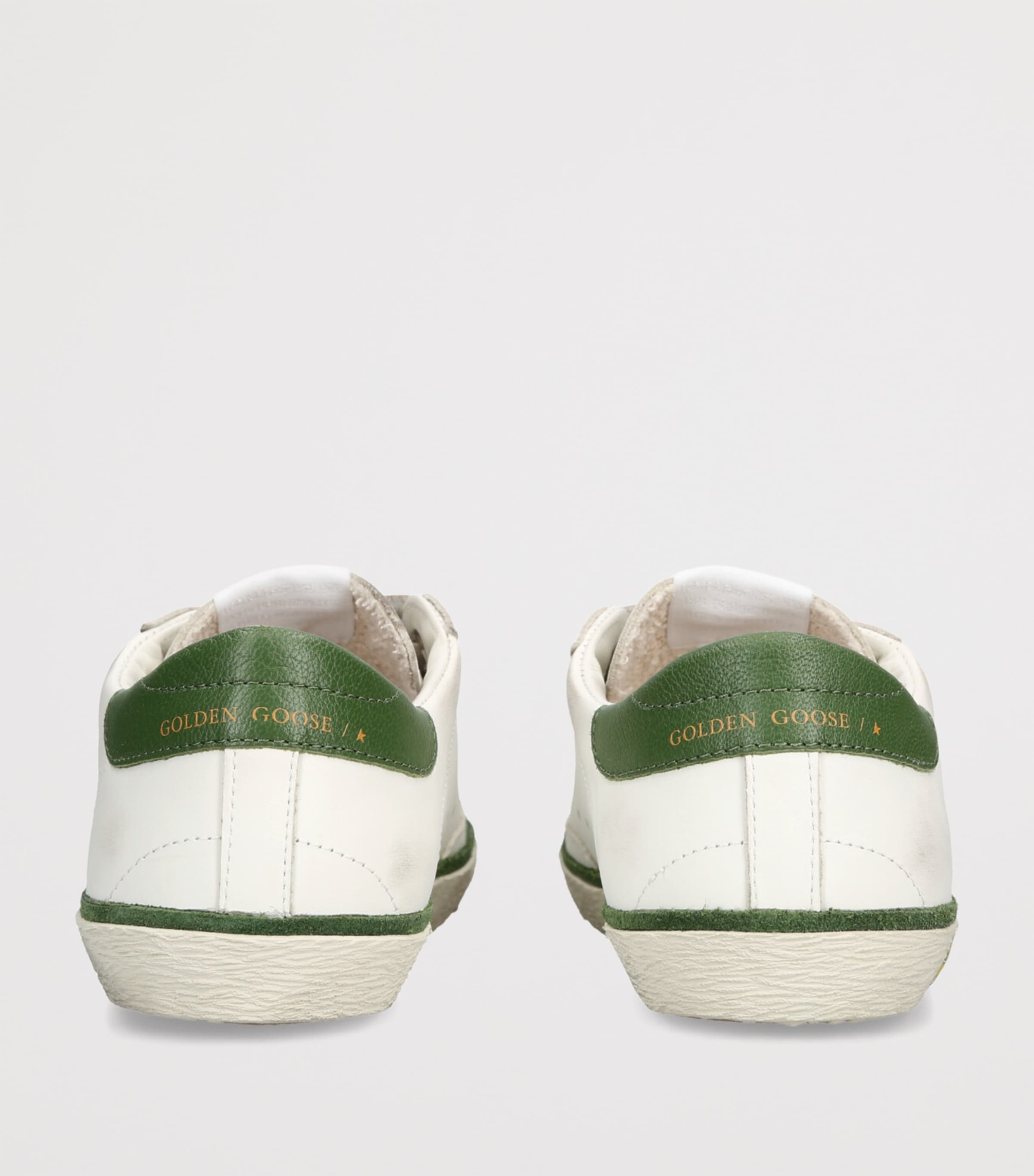 Leather Old School Sneakers GREEN COMB Image 2