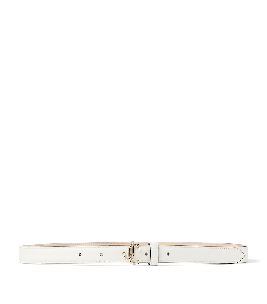 Leather Mini Helina Belt LATTE/LIGHT GOLD Image 1