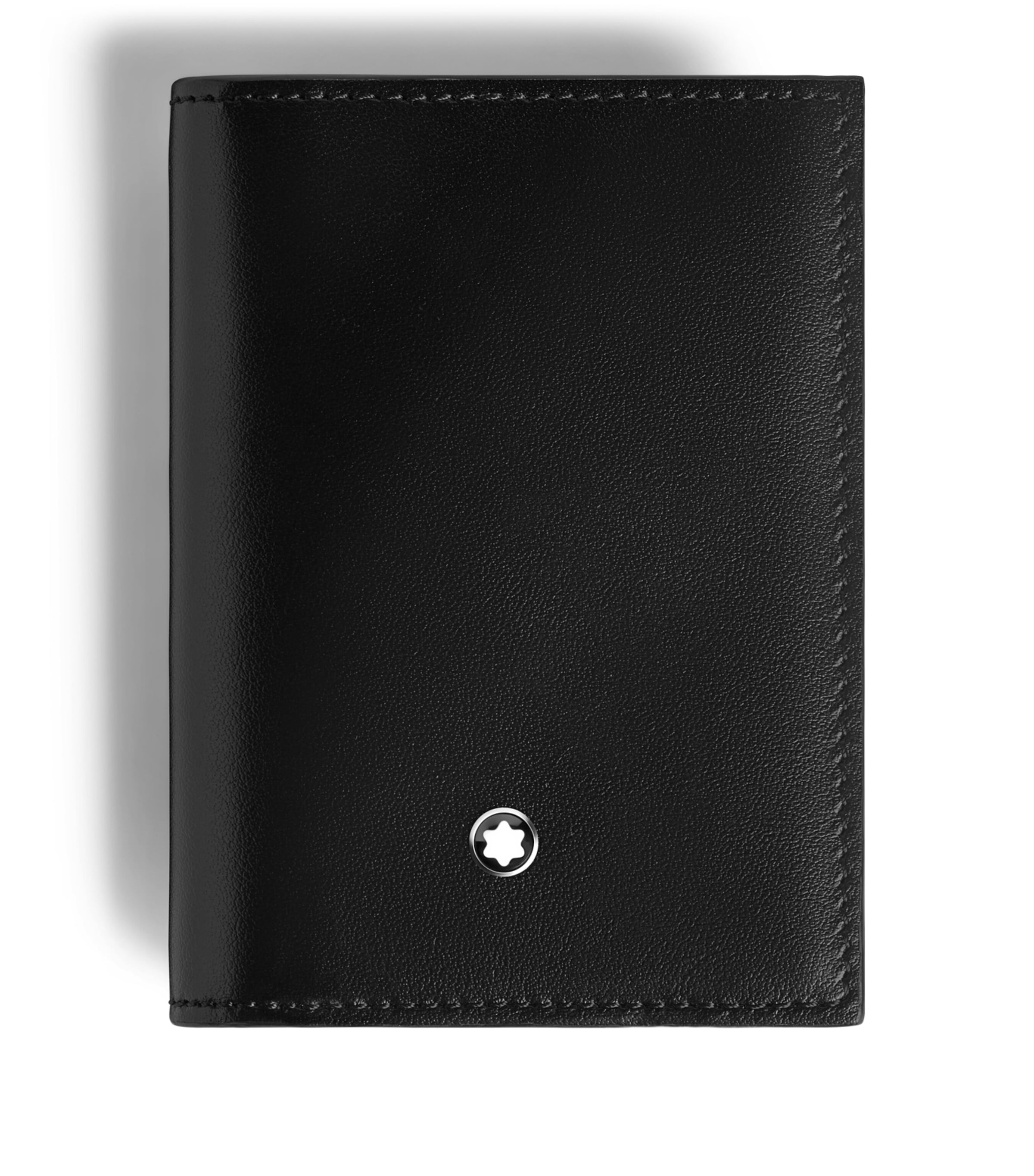 Montblanc Calfskin Meisterstück 4cc Bifold Card Holder Ink Blue Image 1