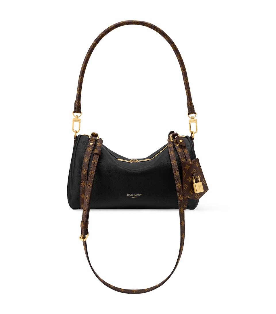 LOUIS VUITTON Calfskin Express PM Shoulder Bag Beige