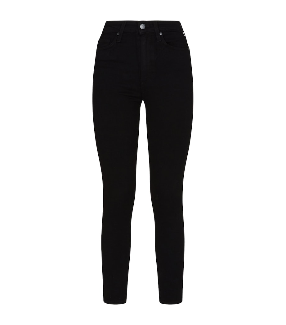 Paige Margot Crop Jean BLACK SHADOW B Image 1