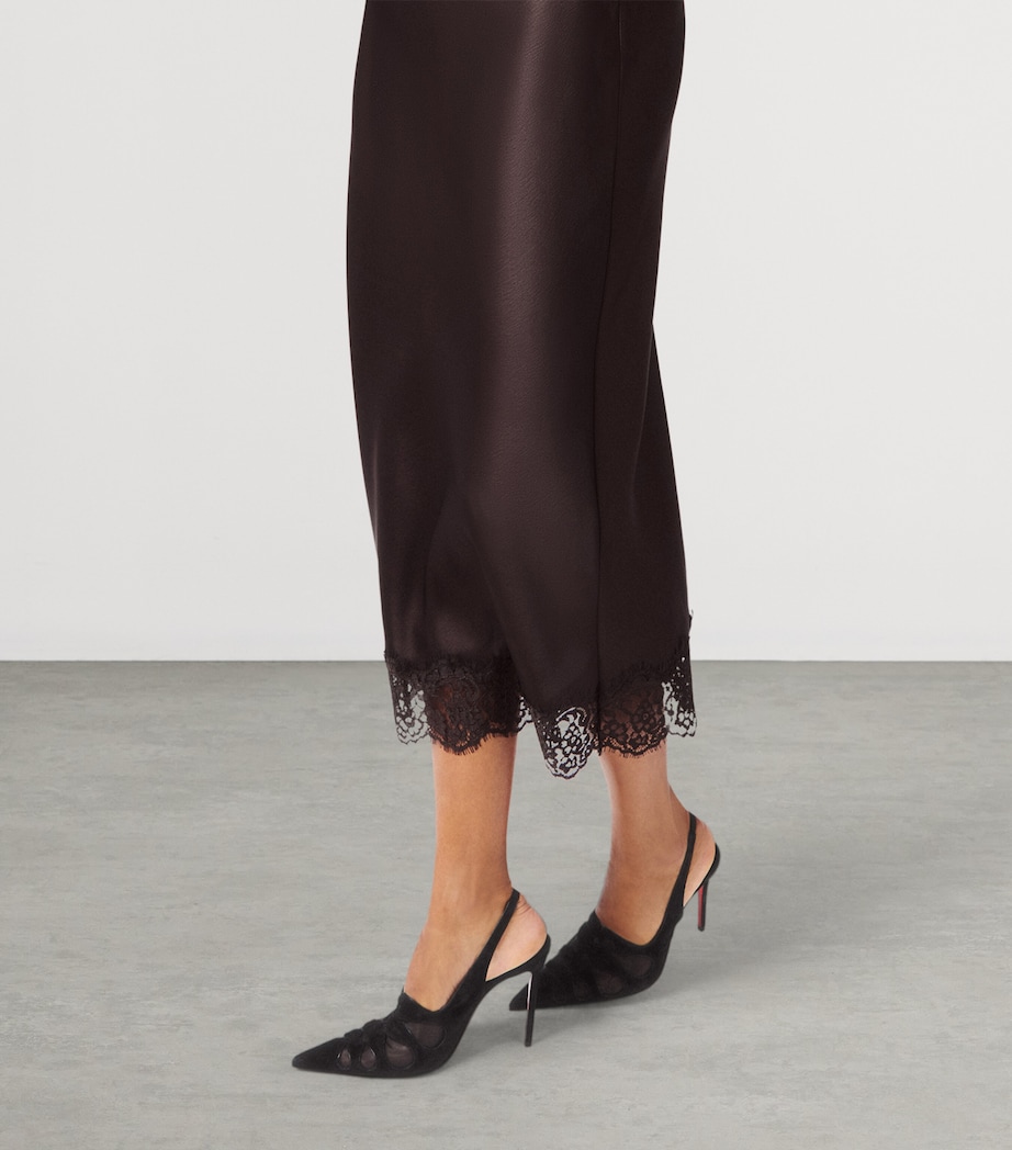 Circus Max Suede-Mesh Slingback Pumps 100 B439 Image 2