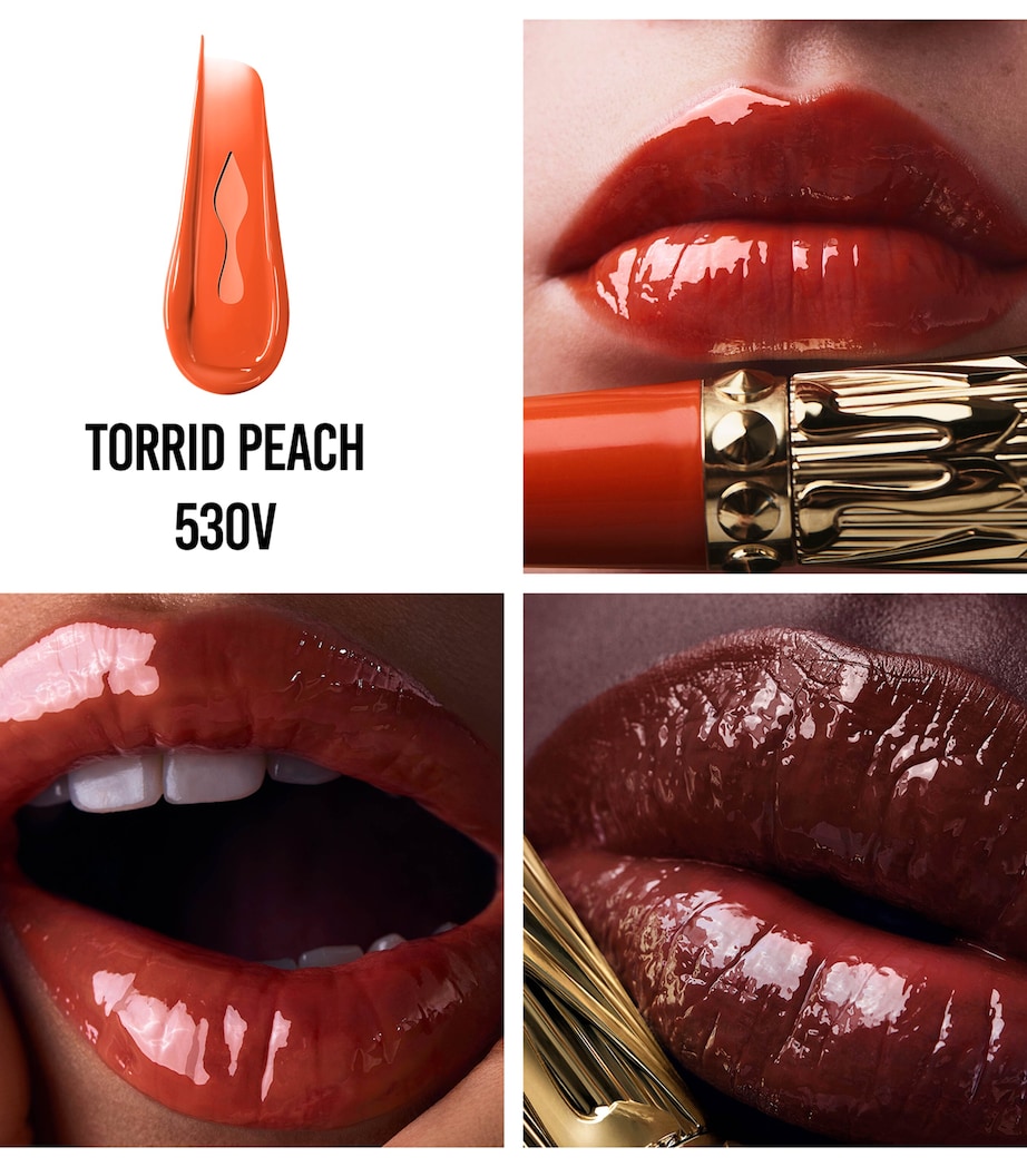 Rouge Stiletto Glossy Shine Vinyl Lip Gloss 530V TORRID PEACH Image 2