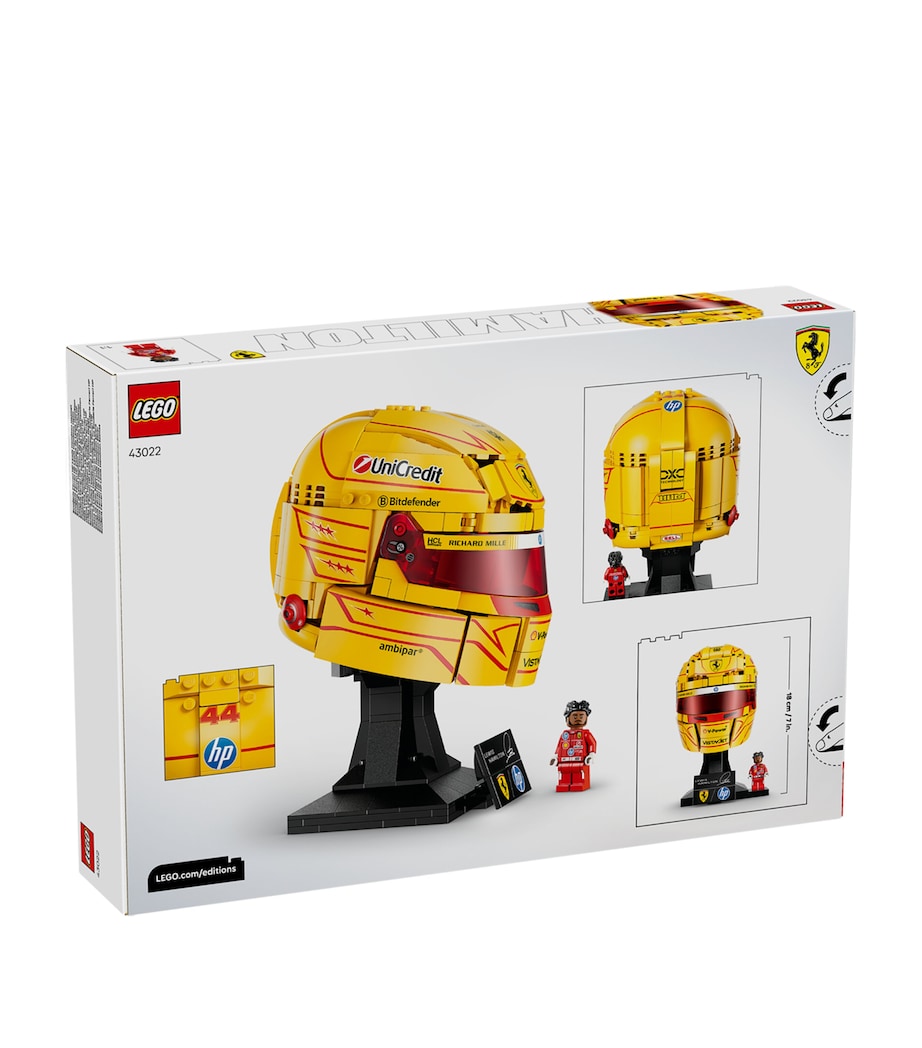 Lego Scuderia Ferrari HP Lewis Hamilton Helmet 43022 Image 2