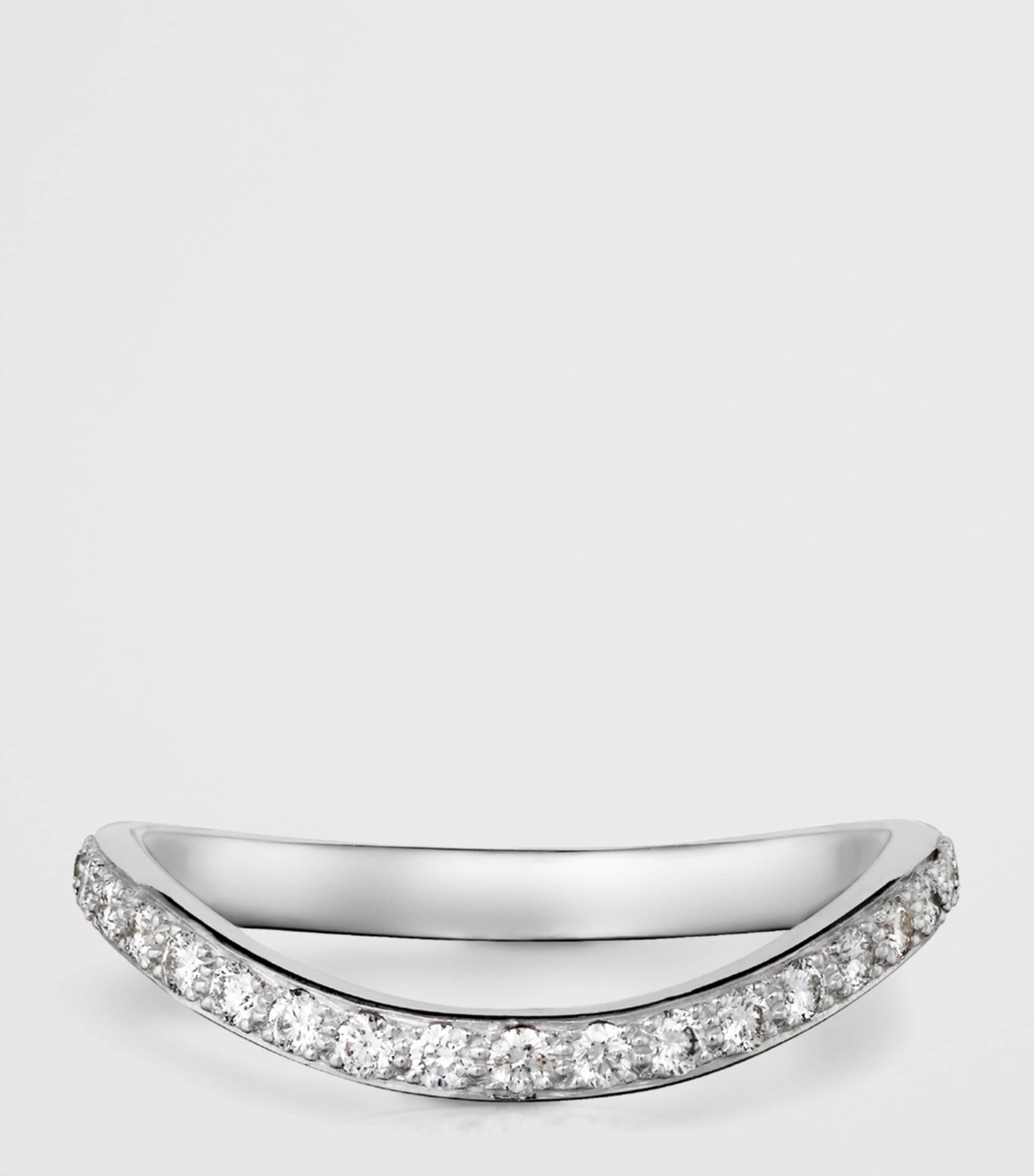 Cartier Platinum and Diamond Trinity Ruban Wedding Band Platinum Image 3