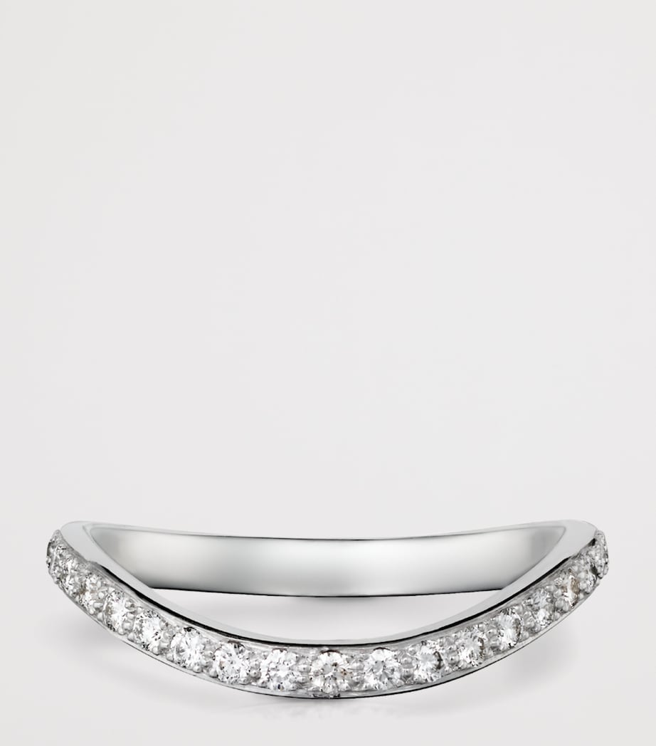Cartier Platinum and Diamond Trinity Ruban Wedding Band Platinum Image 3