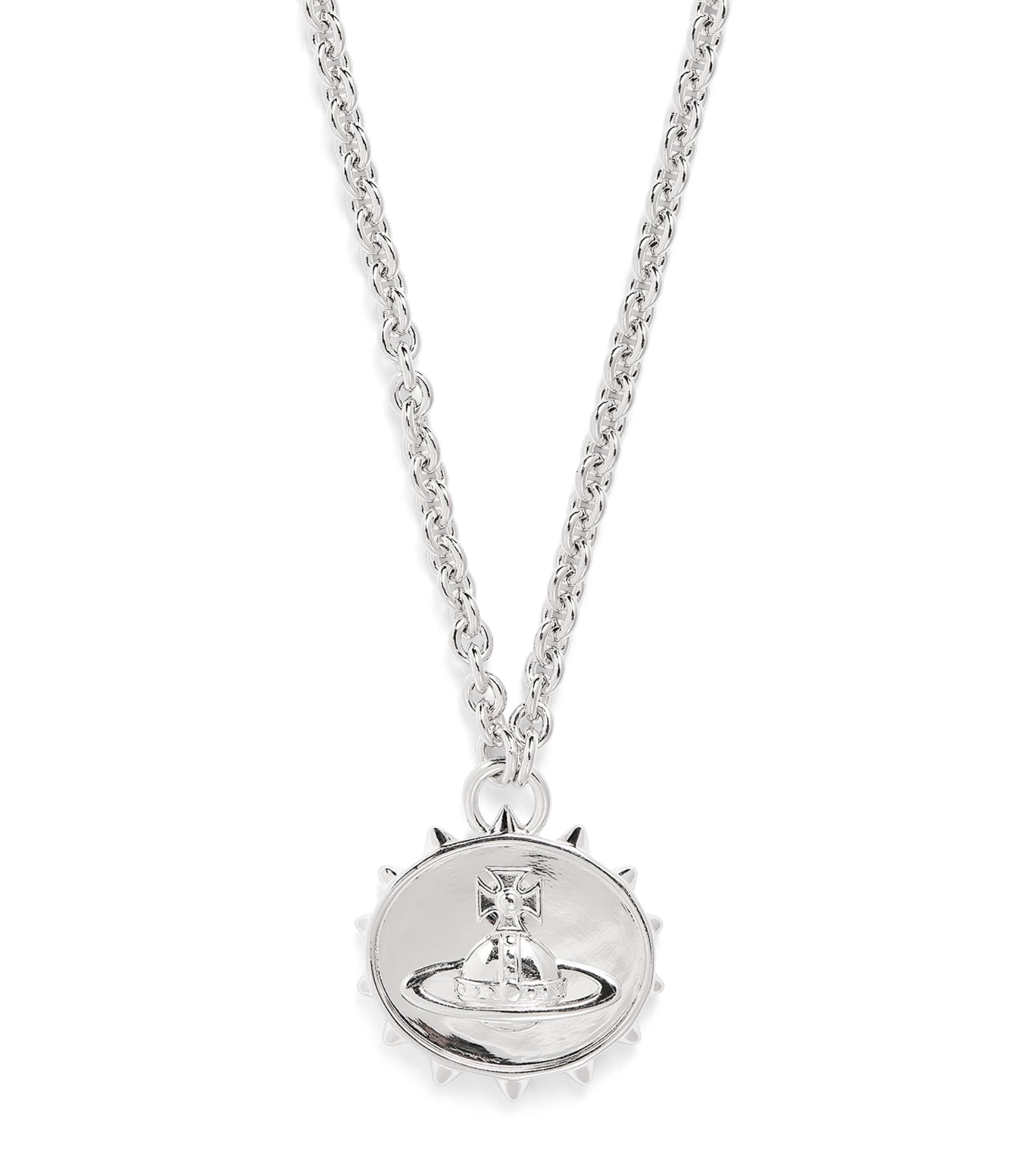 Vivienne Westwood Chester Orb Pendant Necklace Platinum Image 1