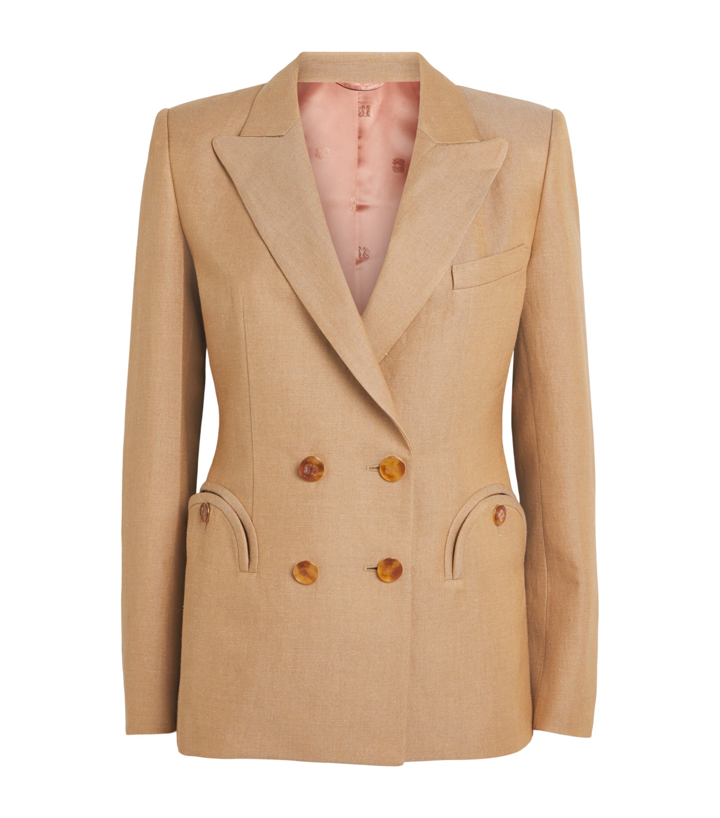 Blazé Milano Womens Renegade Charmer Blazer Sand Image 1