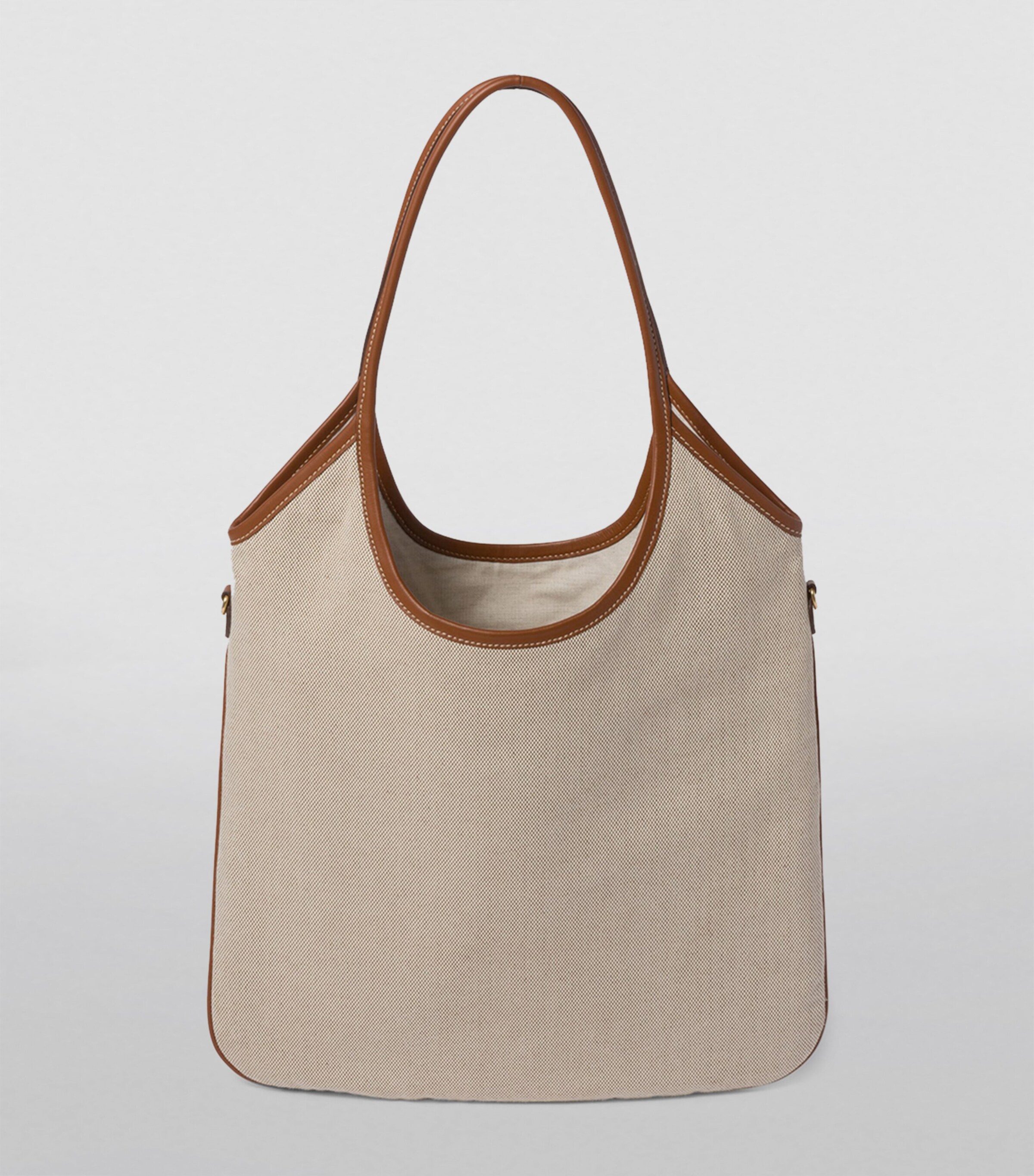 ★MIU MIU直営店★IVY キャンバス＆レザー トートバッグ 送料無料》 MIU MIU IVY leather bag (MiuMiu/トートバッグ