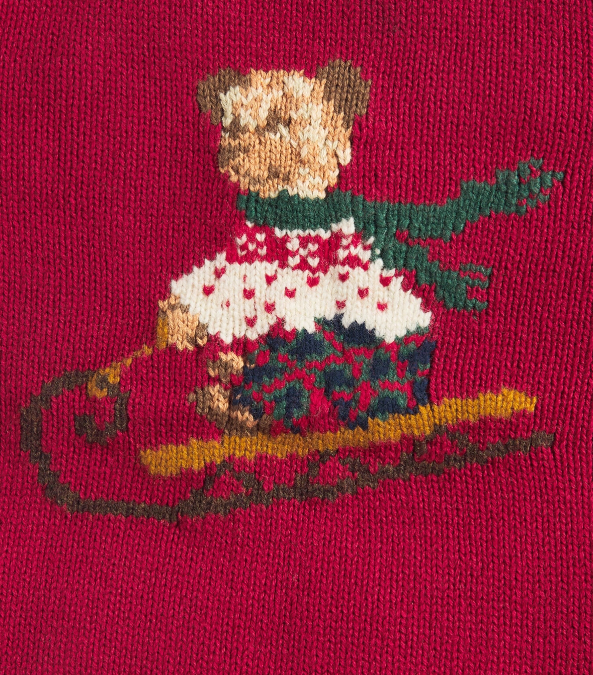 Ralph Lauren Kids Cotton Polo Bear Trousers and Sweater Set (3 Months) — foto 4