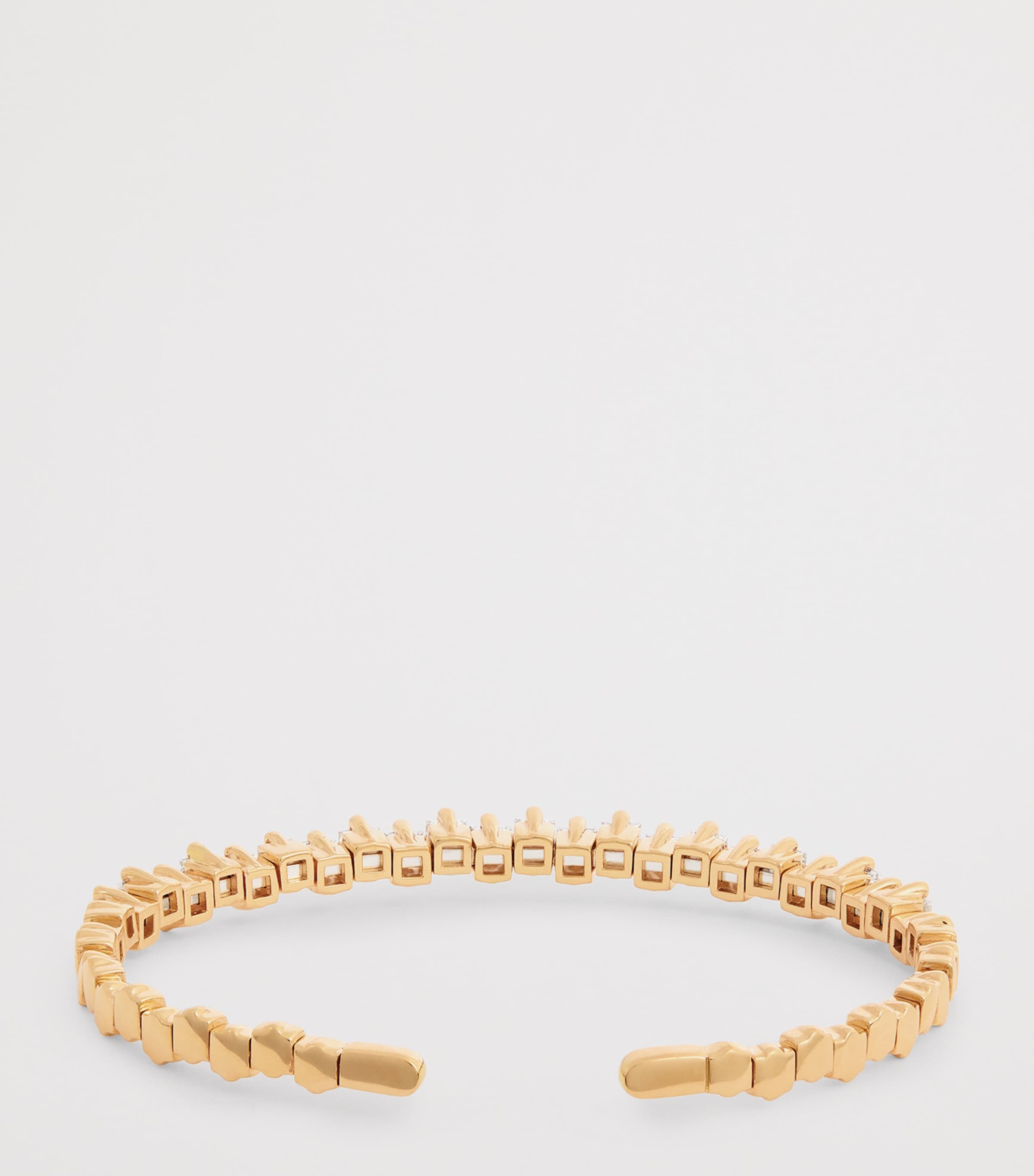 Rose Gold and Diamond Princess Bangle 18K RG/WD Image 3