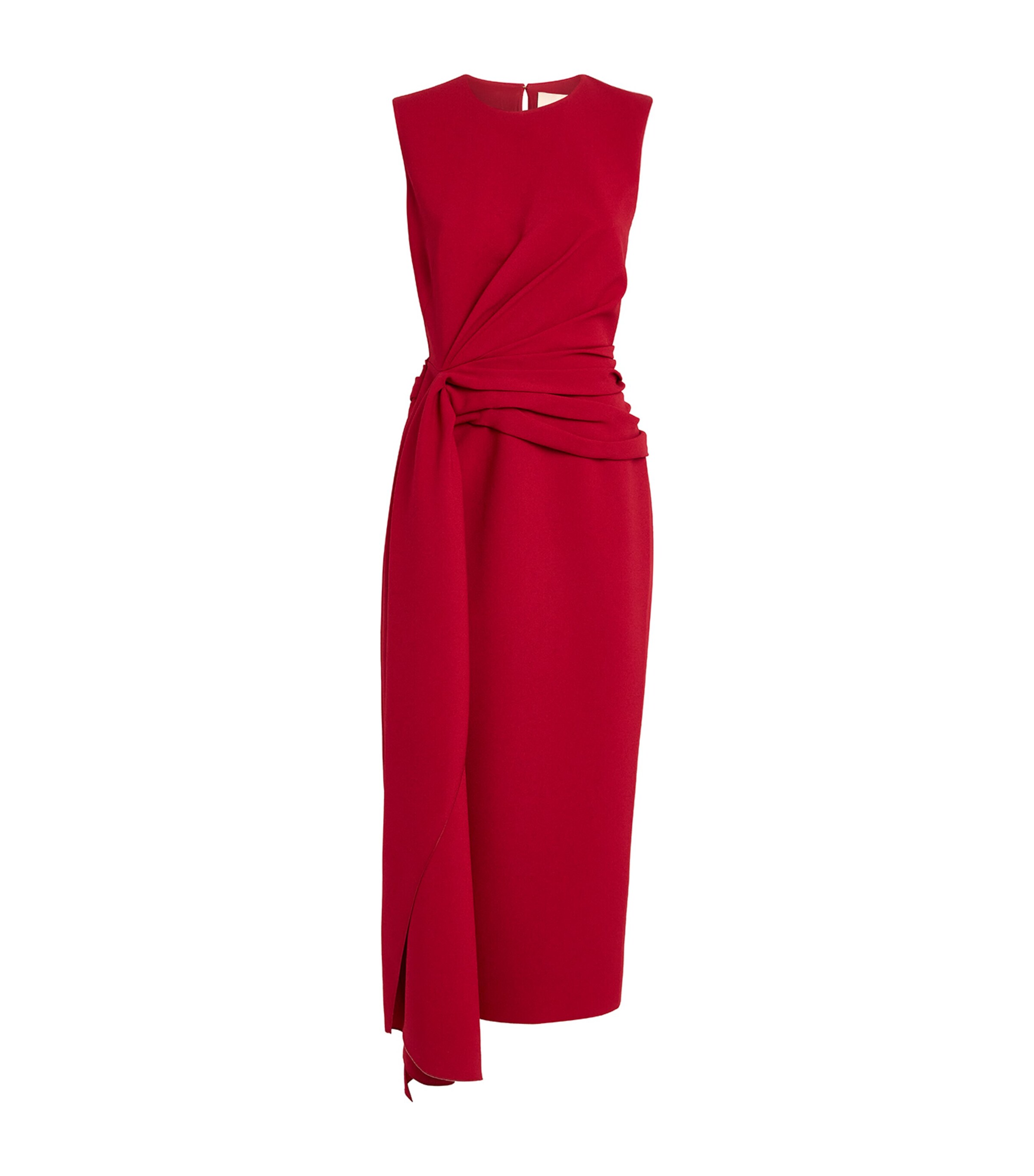 Roksanda Womens Elham Midi Dress Crimson /celadon Image 1