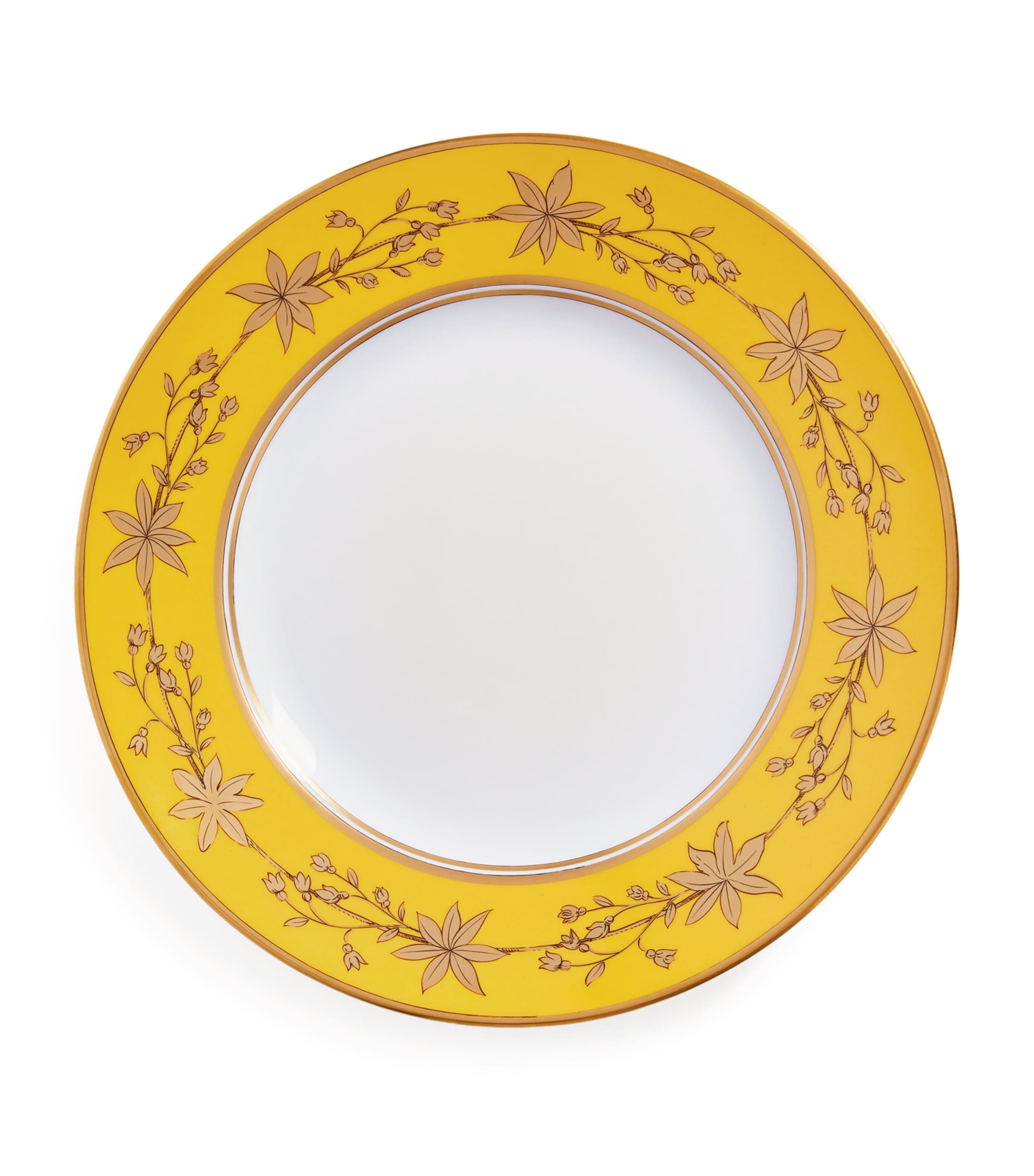 GINORI 1735 Volière Senape Dinner Plate (26.5cm) | Dining | Tableware | Plates