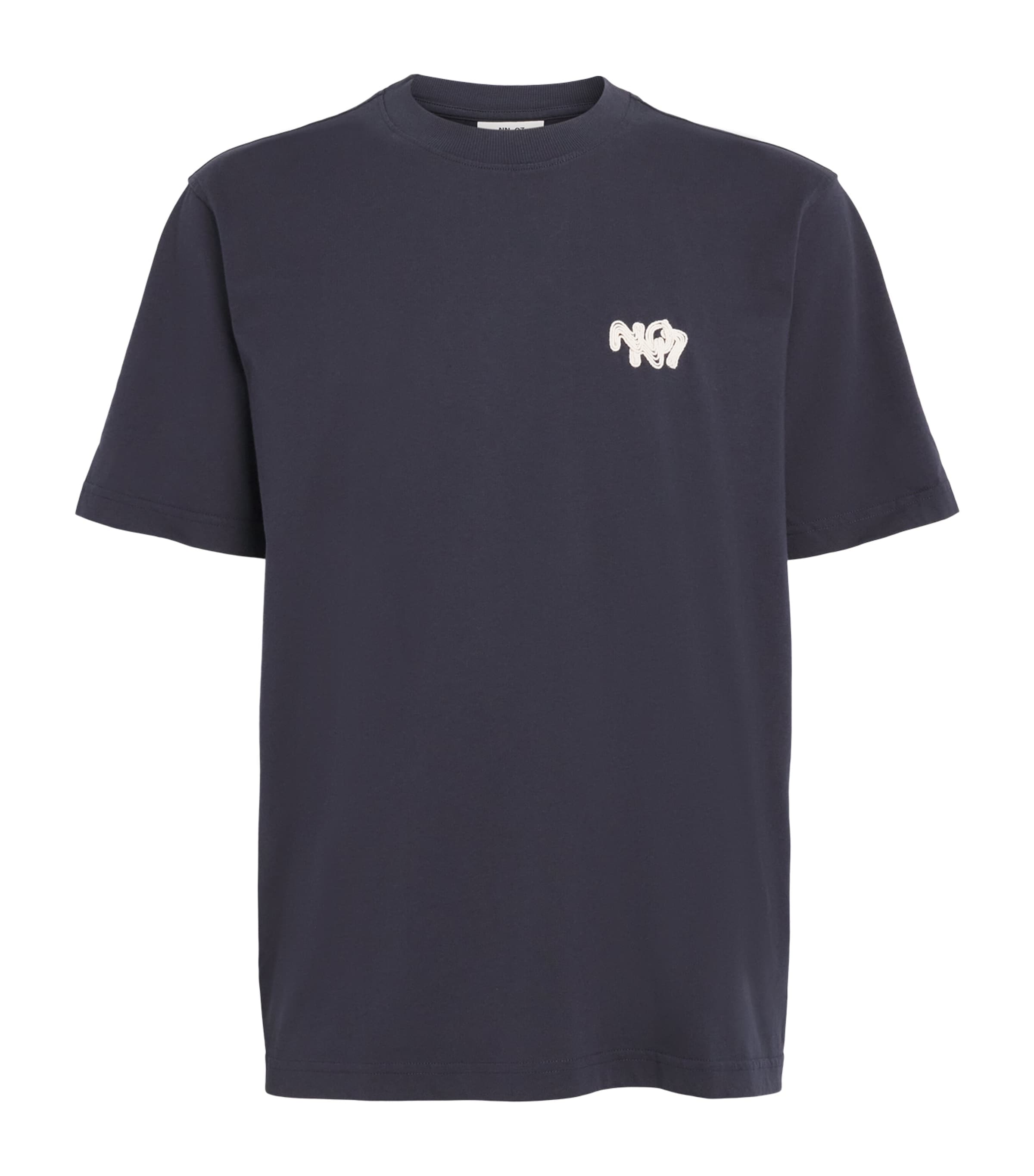 NN.07 Pima Cotton Adam T-Shirt Deep Navy