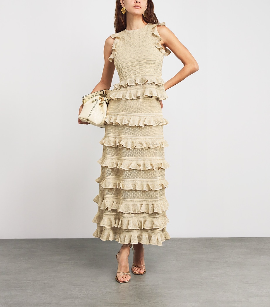 Knit Halterneck Hypnotic Top METGLD/METALLIC GOLD Image 2