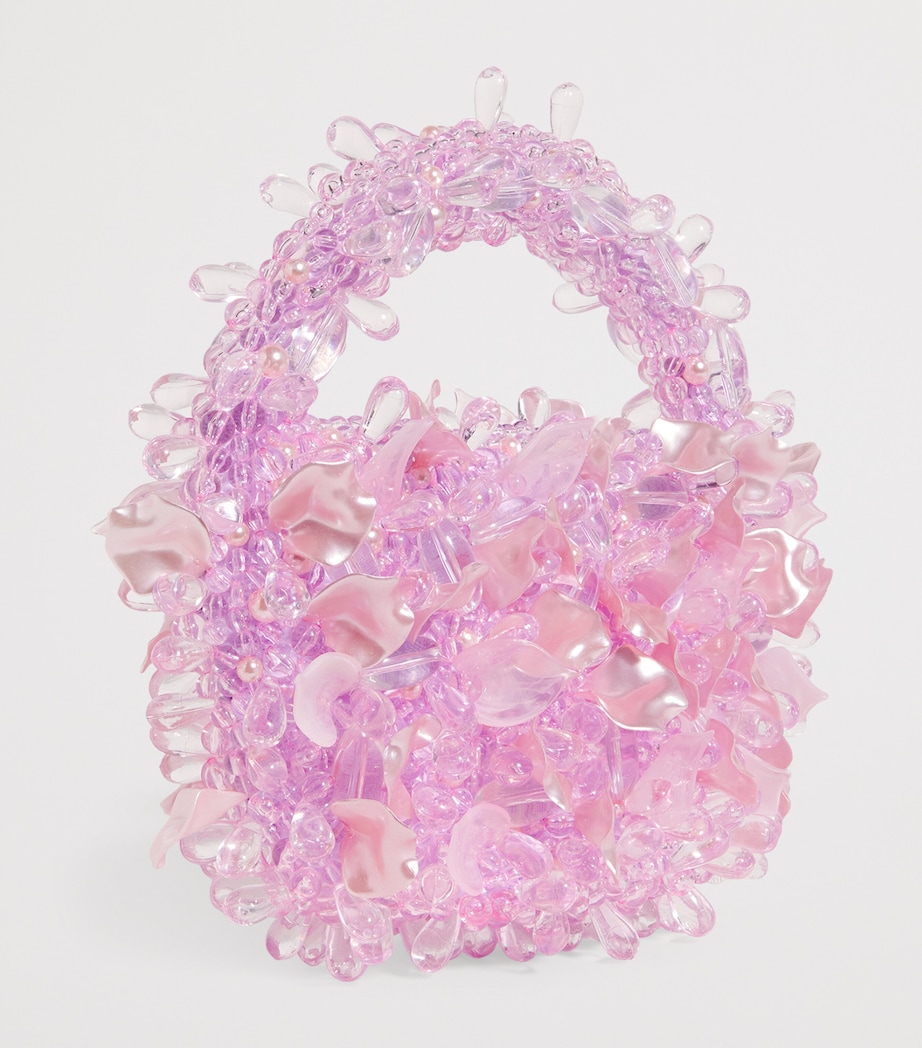 Embellished Petal Top-Handle Bag LAVENDAR Image 3