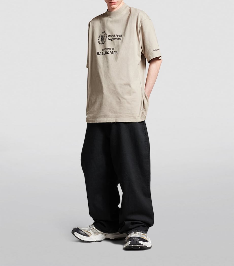 Balenciaga Mens x World Food Programme Oversized T-Shirt Image 2