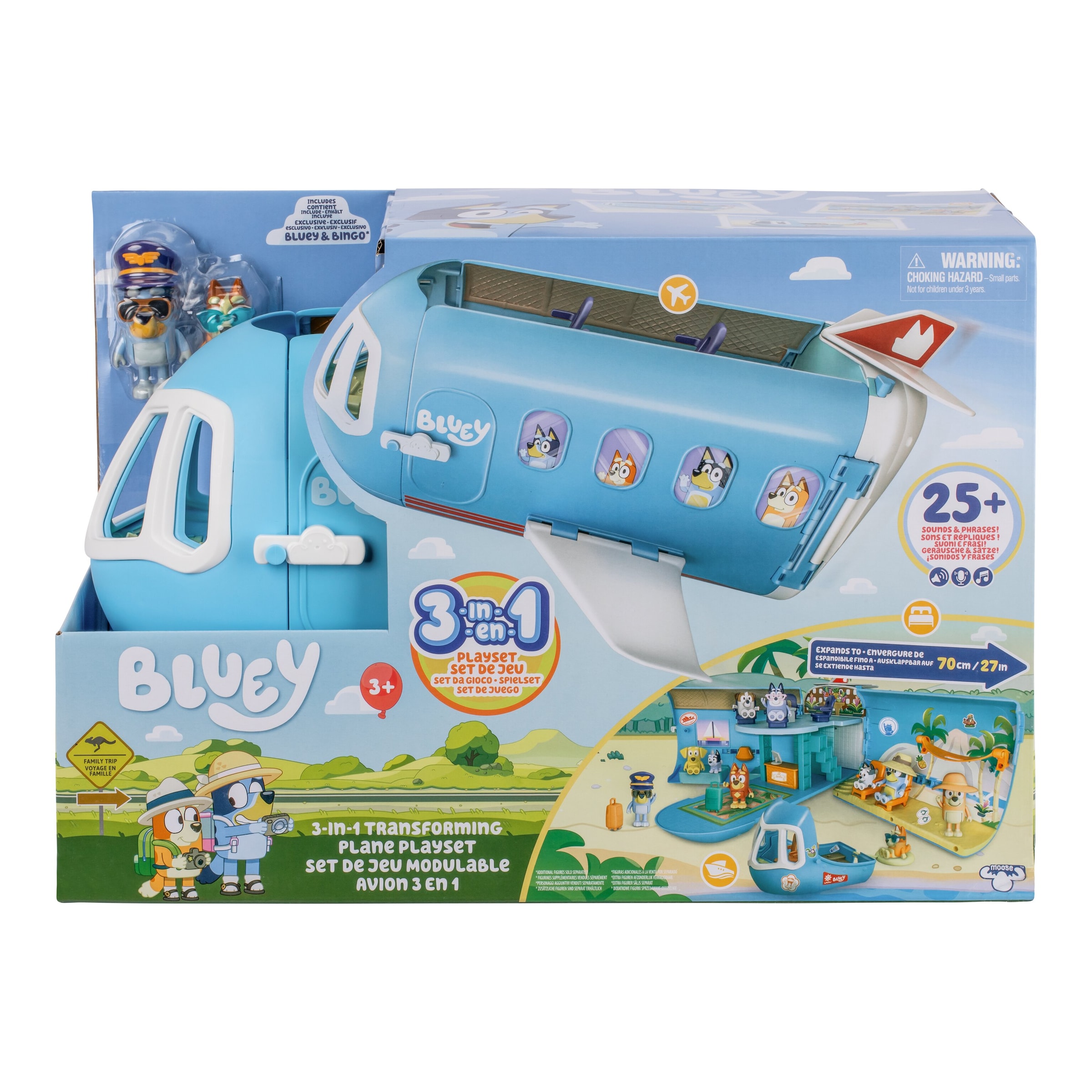 3-in-1 Transforming Plane Play Set MULTI Image 11
