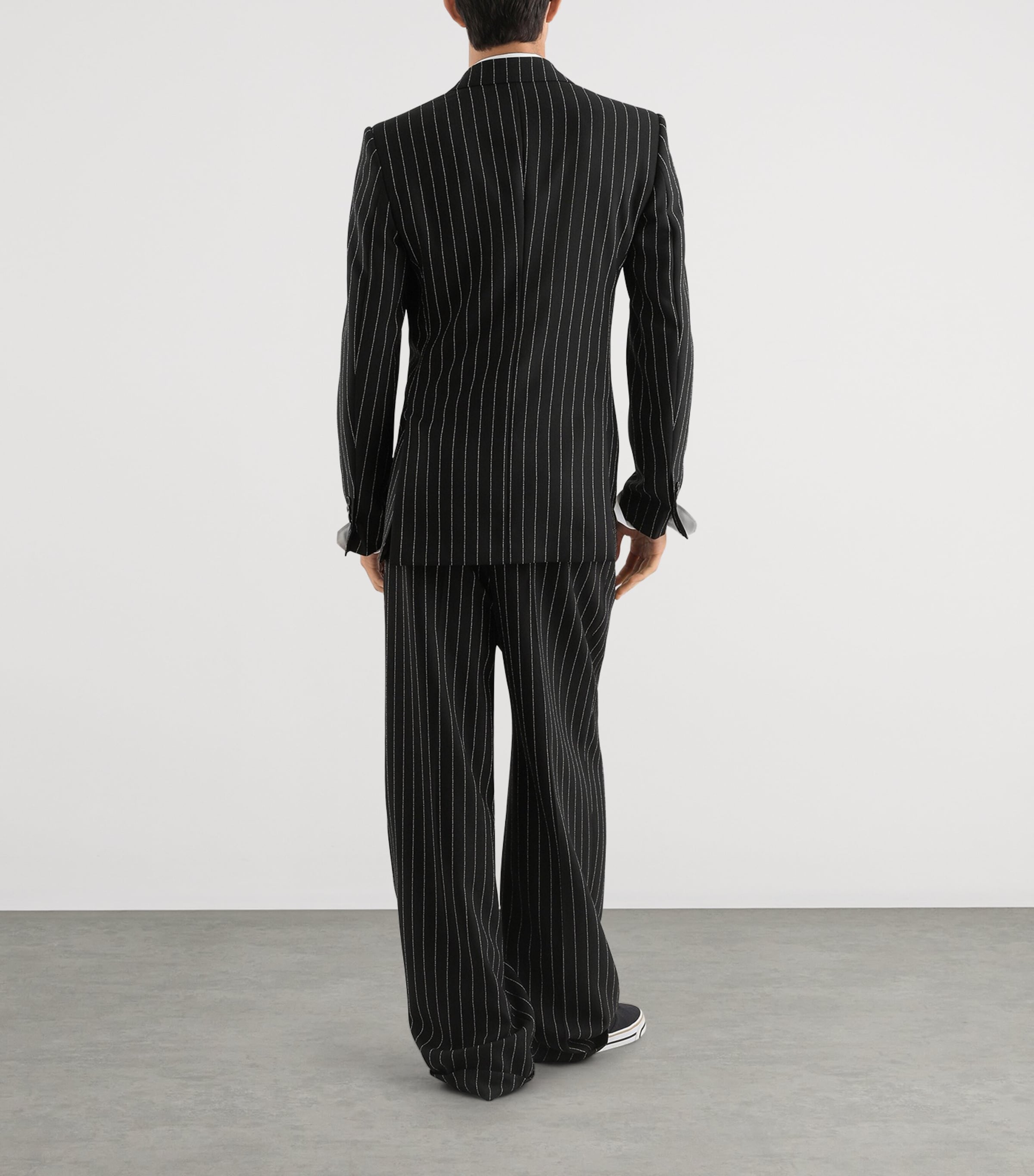 Silk Crepe Shirt W0111-WHITE Image 3