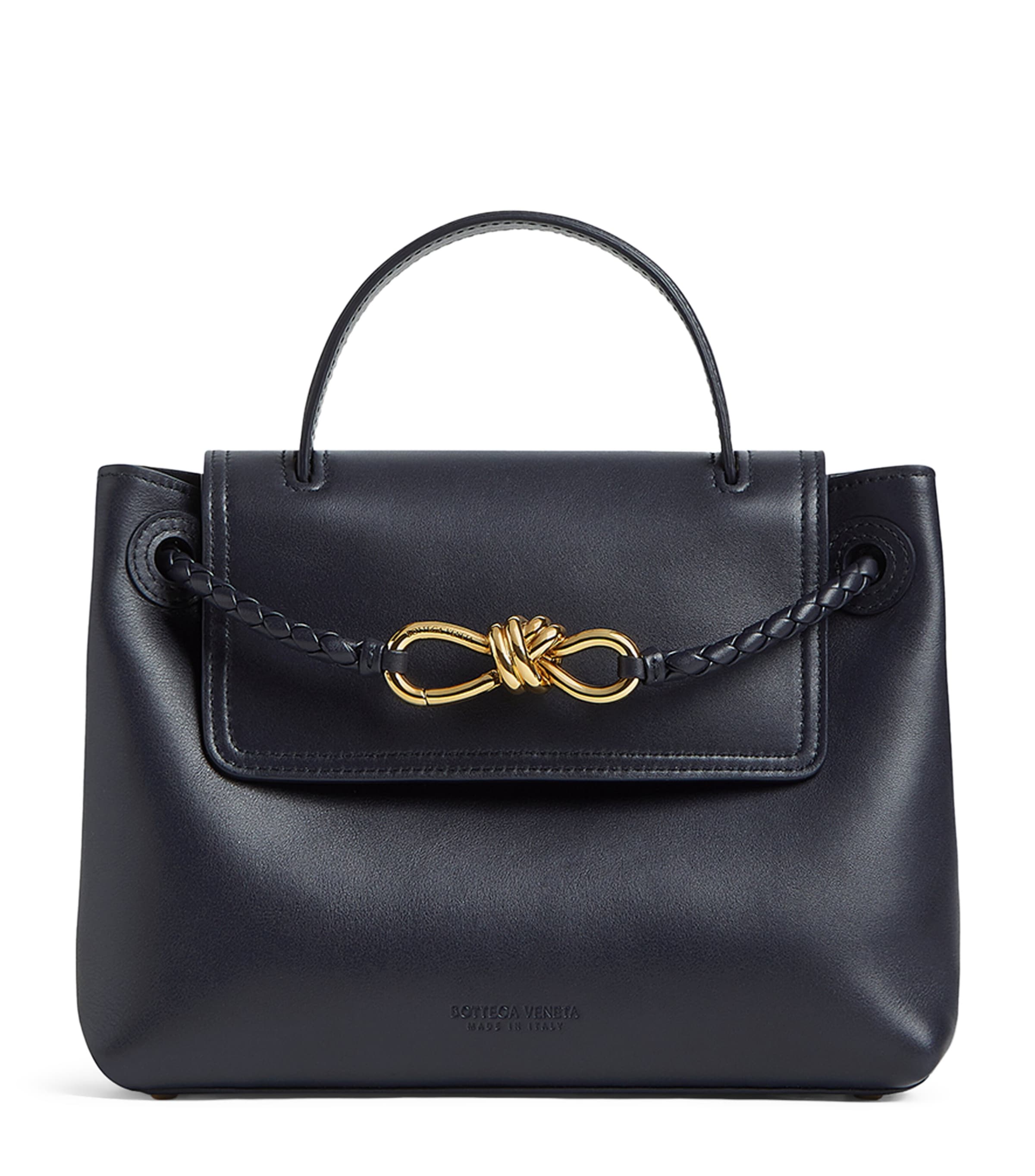 Bottega Veneta Leather Ciao Ciao Top-handle Bag In Blue
