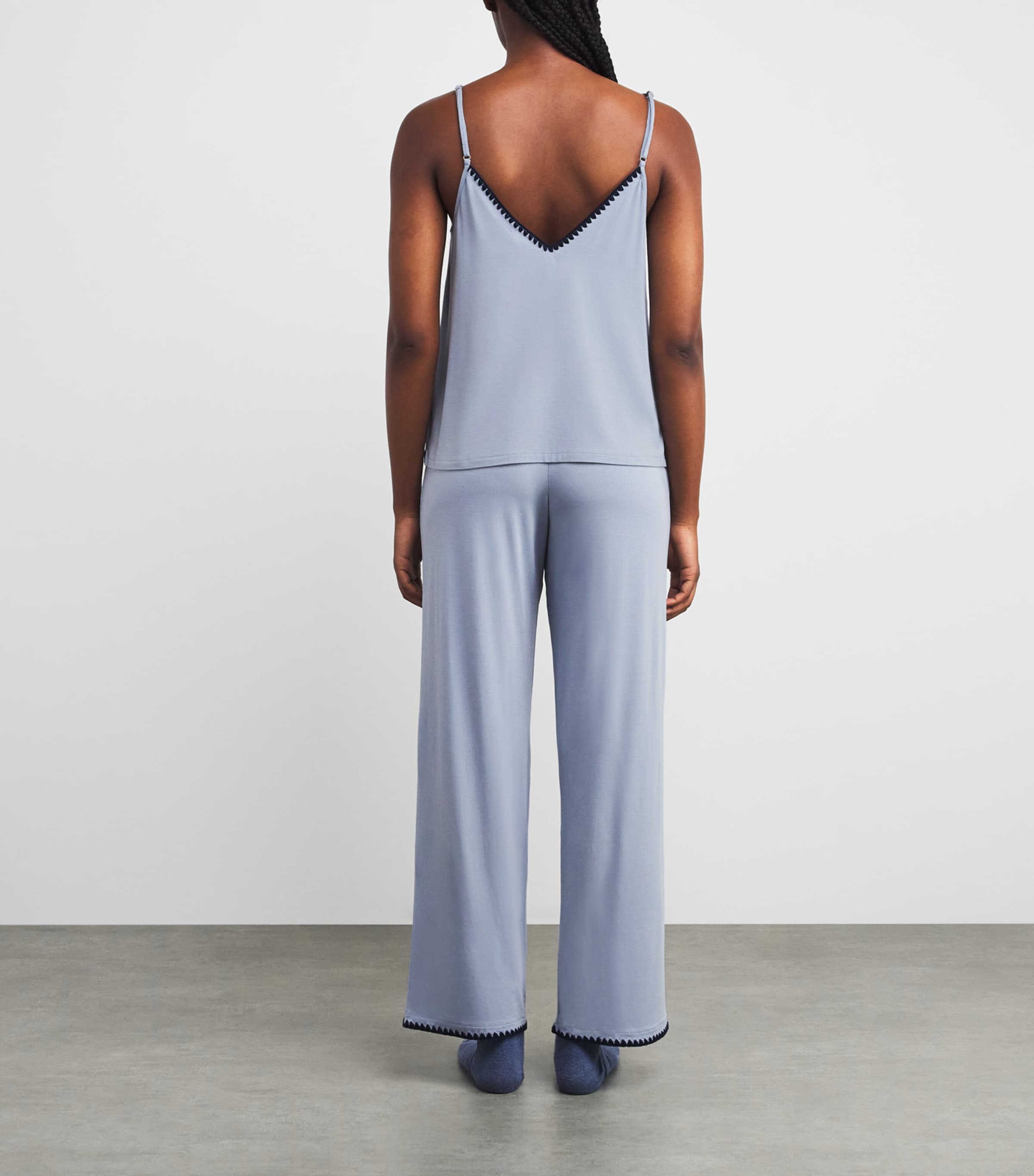 Frida Pyjama Set GRAY DAWN/NAVY Image 3