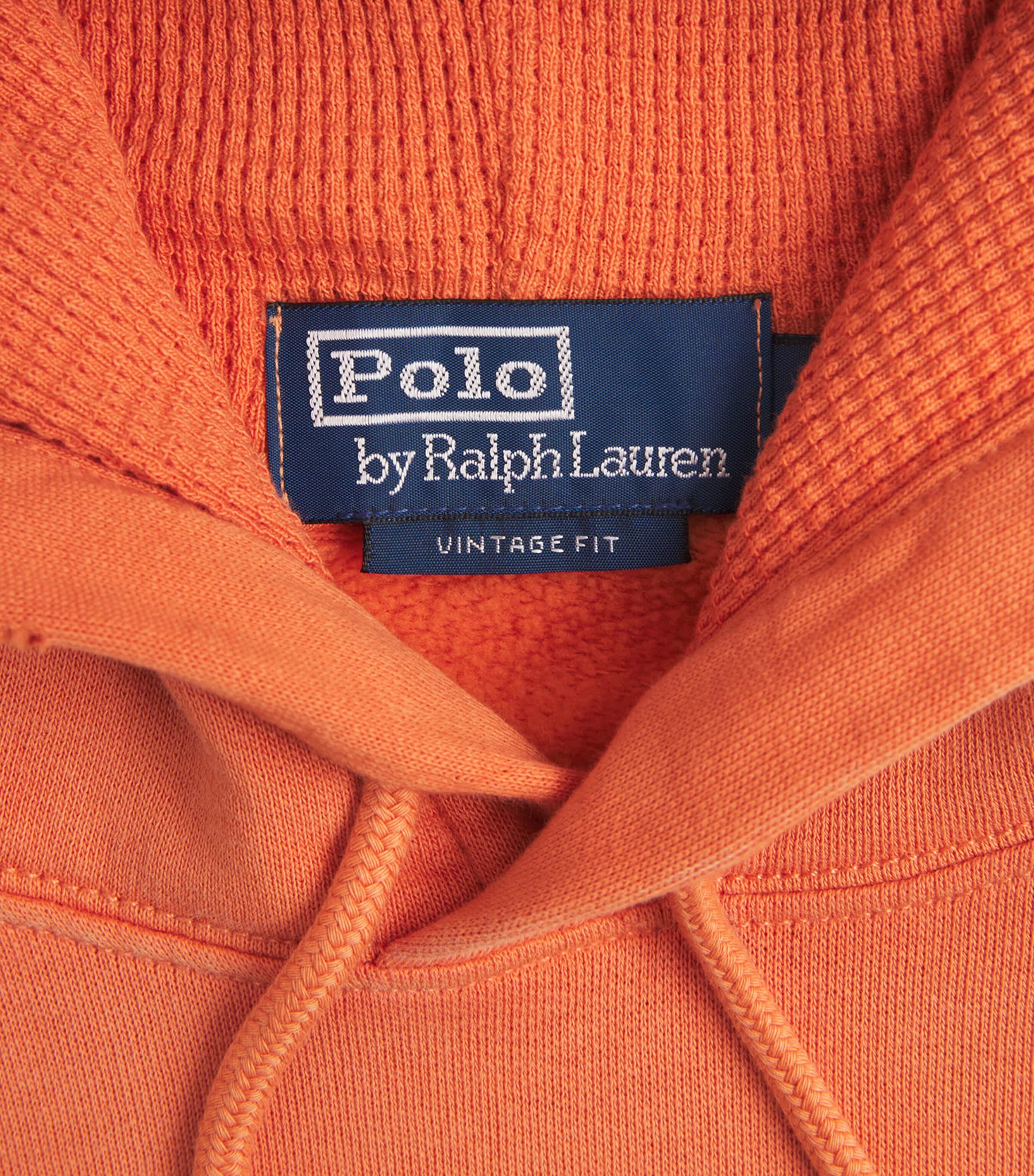 Polo Ralph Lauren Mens Graphic Print Hoodie Kona Orange Image 6